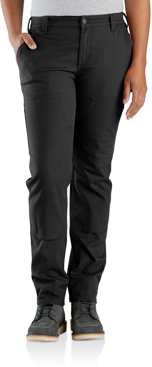 Carhartt Women's Rugged Flex Relaxed Fit Canvas Double Front Pants ...