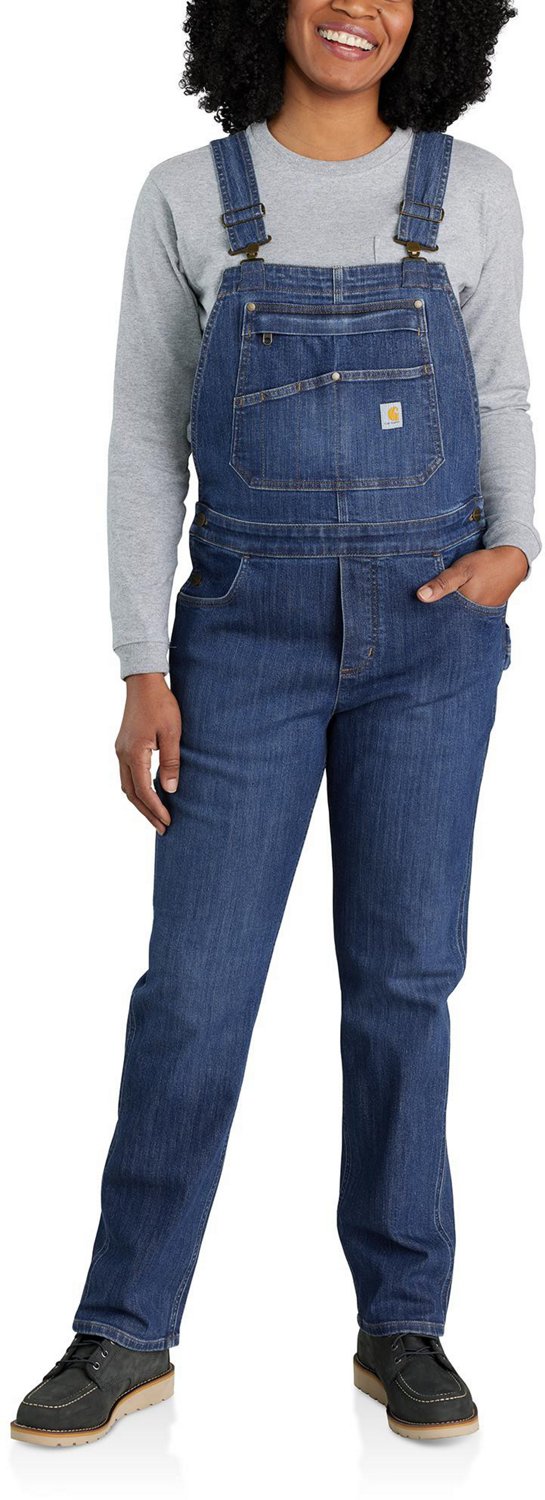 Carhartt Women's Rugged Flex Relaxed Fit Bib Overalls | Academy