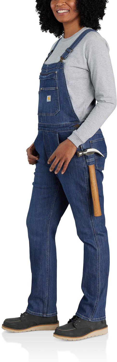 Carhartt Women's Rugged Flex Relaxed Fit Bib Overalls - view number 3