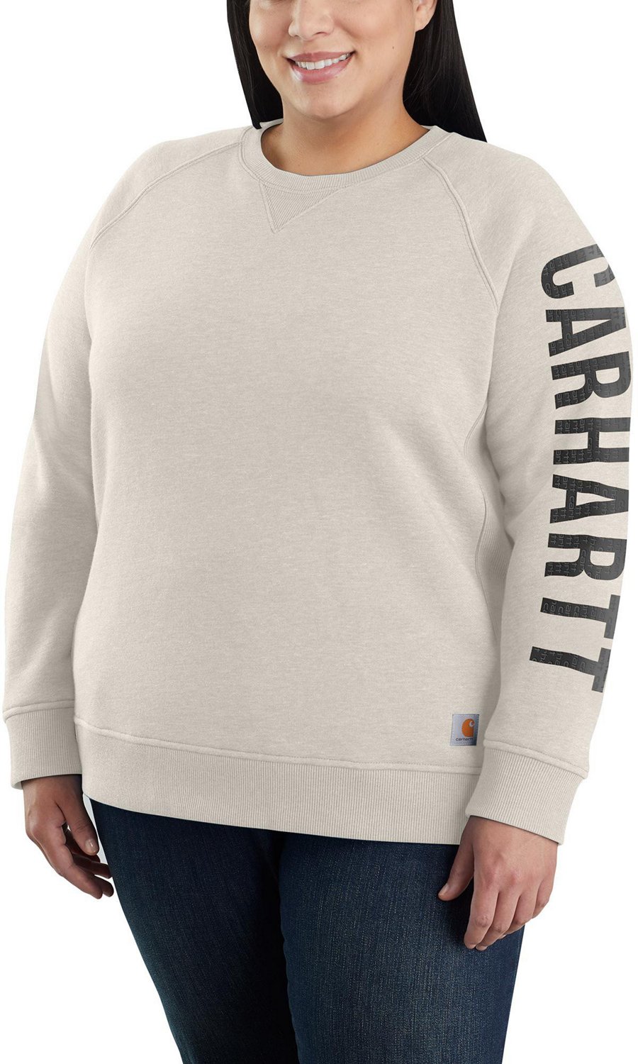 Carhartt Women's Plus Midweight Block Logo Sweatshirt