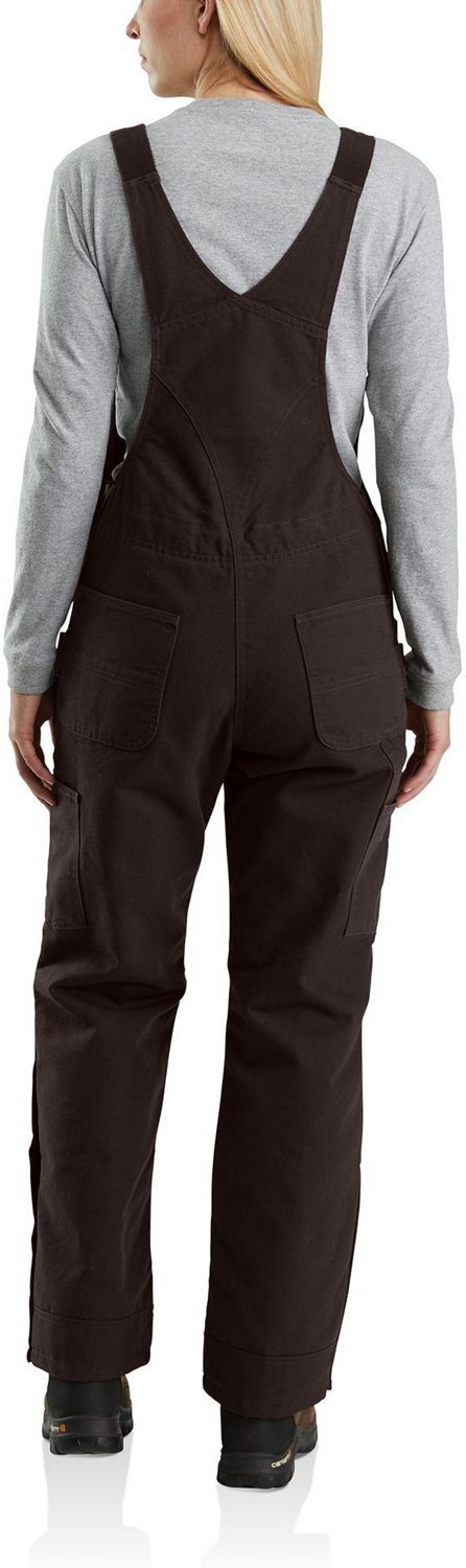 Carhartt Women's Relaxed Fit Washed Duck Insulated Bib Overall - view number 2