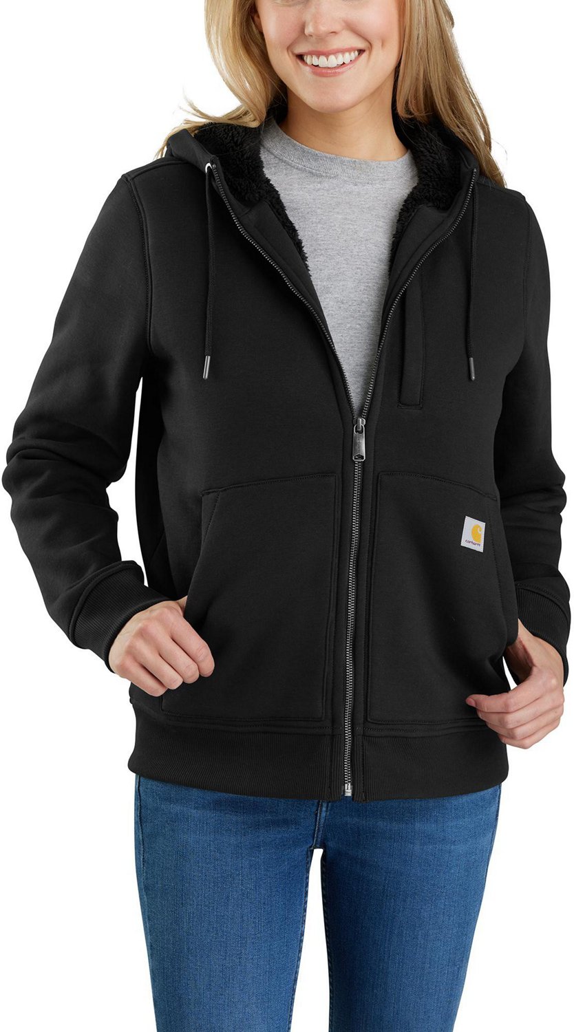 Carhartt Women's Relaxed Fit Midweight Sherpa Lined Plus Size Sweatshirt                                                         - view number 1