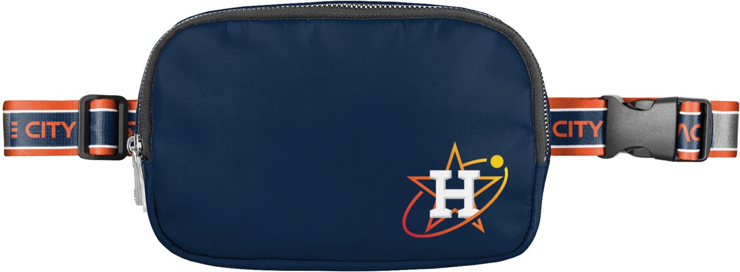 FOCO Houston Astros Team Wordmark Crossbody Belt Bag