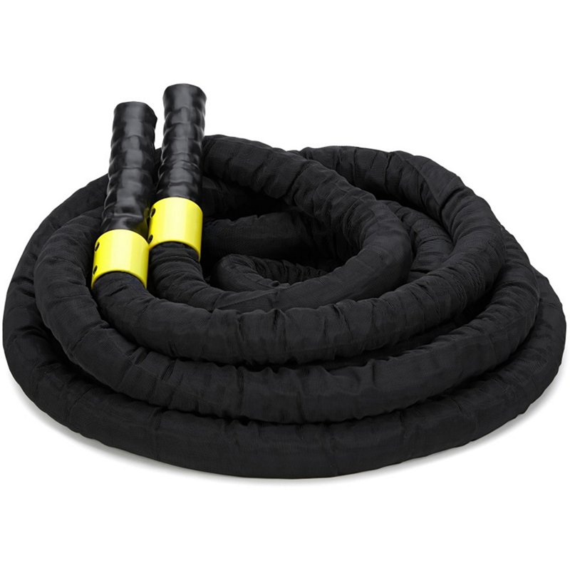 ZIVA Battle Fitness Rope Black - Hand Exer. Equip. at Academy Sports