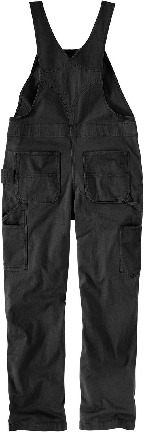 Carhartt Women's Rugged Flex Loose Fit Plus Size Canvas Bib Overalls                                                             - view number 2
