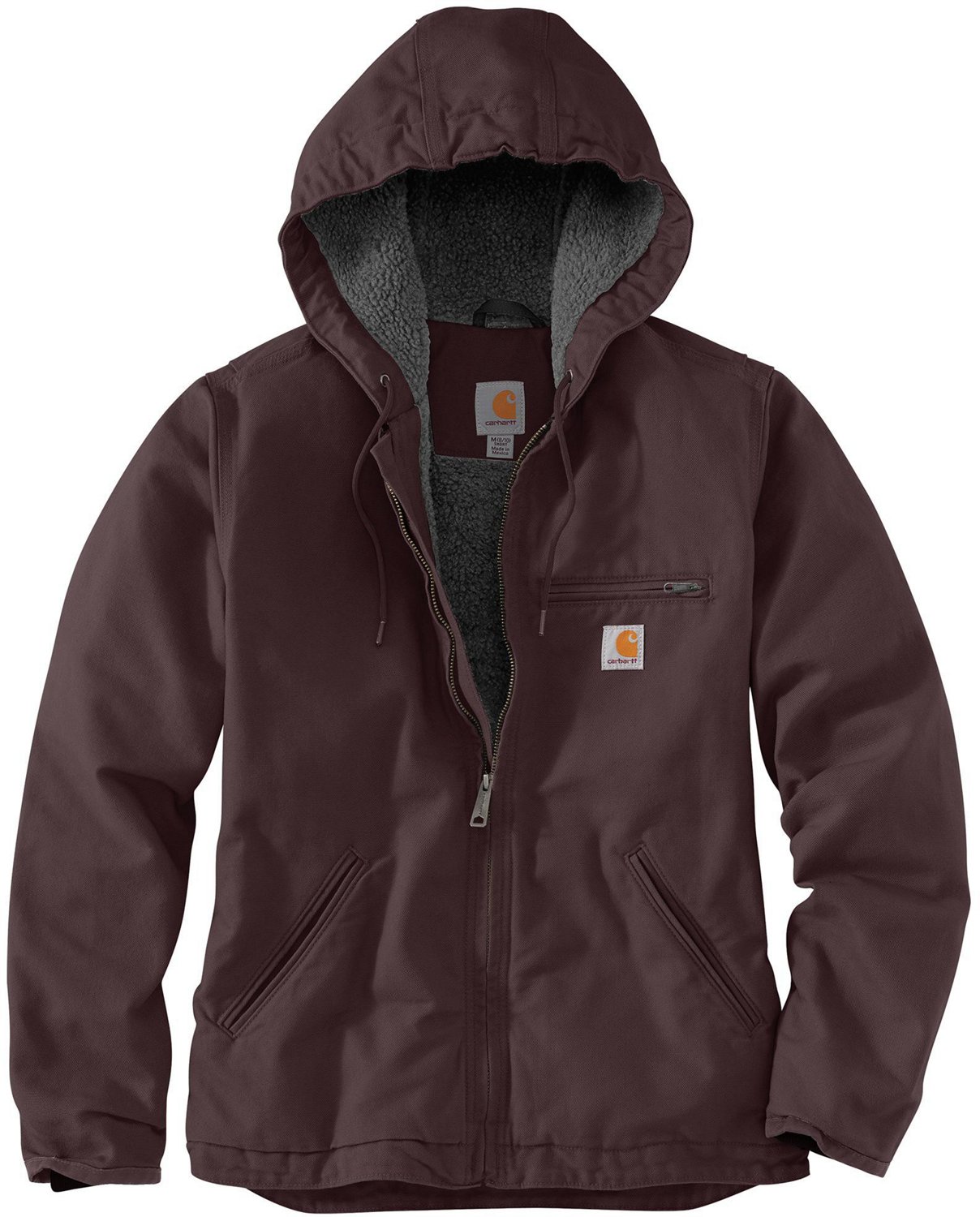 Carhartt Women's Plus Washed Duck Sherpa-Lined Loose Fit Jacket - view number 2