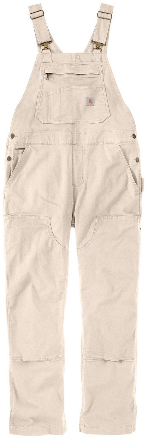 Carhartt Women's Rugged Flex Loose Fit Plus Size Canvas Bib Overalls                                                             - view number 2