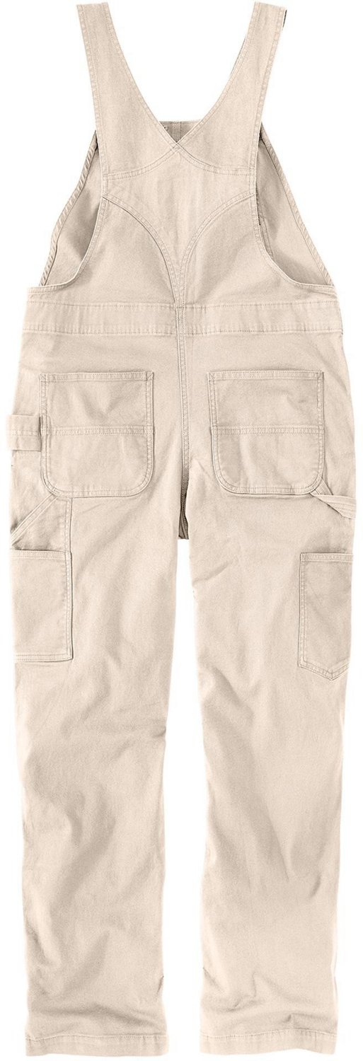 Carhartt Women's Rugged Flex Loose Fit Plus Size Canvas Bib Overalls                                                             - view number 3