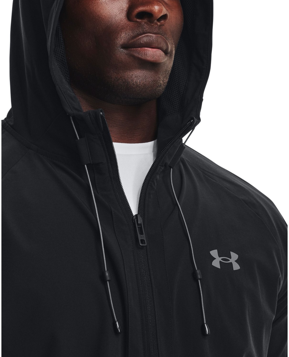 Under Armour Men's Stretch Woven Windbreaker Jacket - view number 3