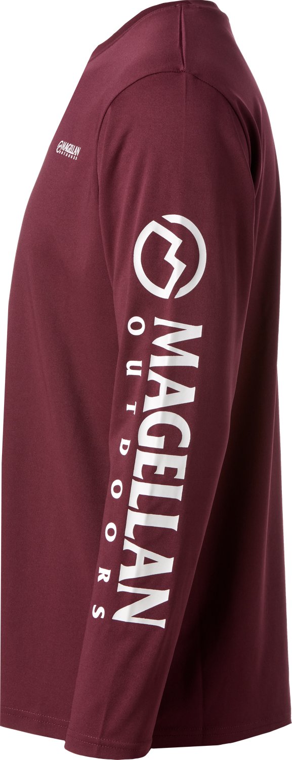 Magellan Outdoors Men's Casting Crew Core Graphic Long Sleeve T-shirt                                                            - view number 3