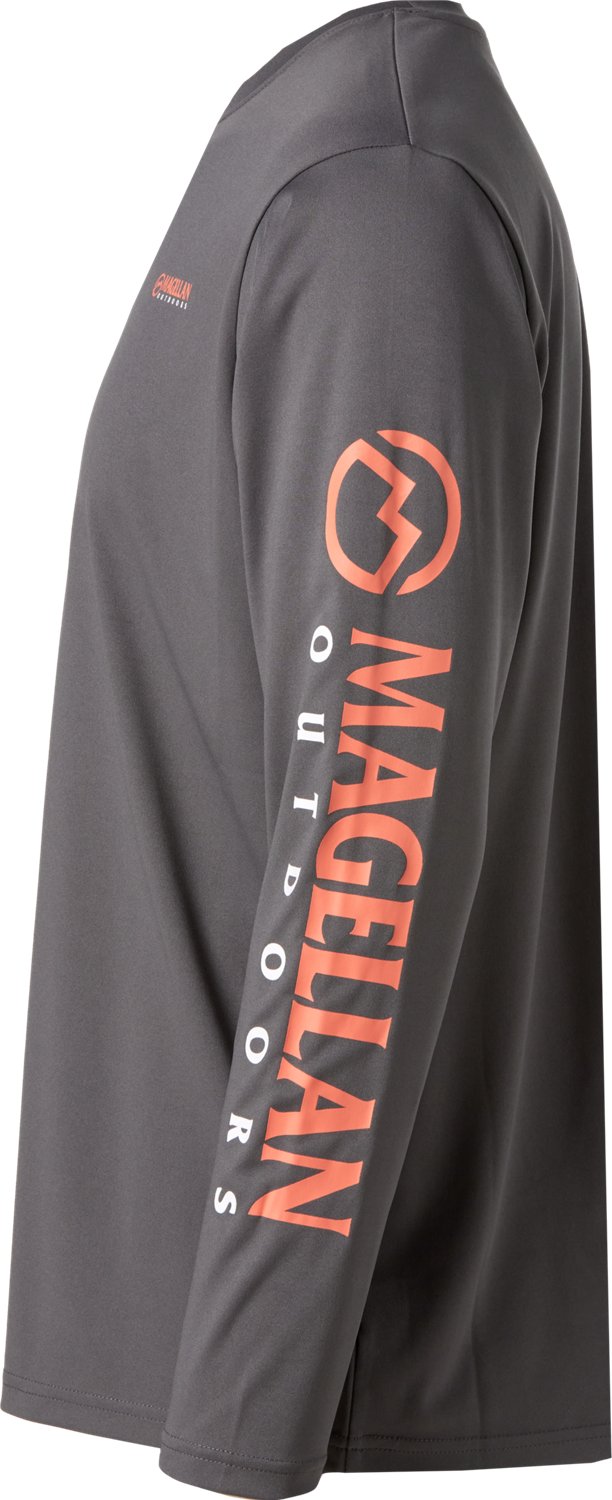 Magellan Outdoors Men's Casting Crew Core Graphic Long Sleeve T-shirt                                                            - view number 7