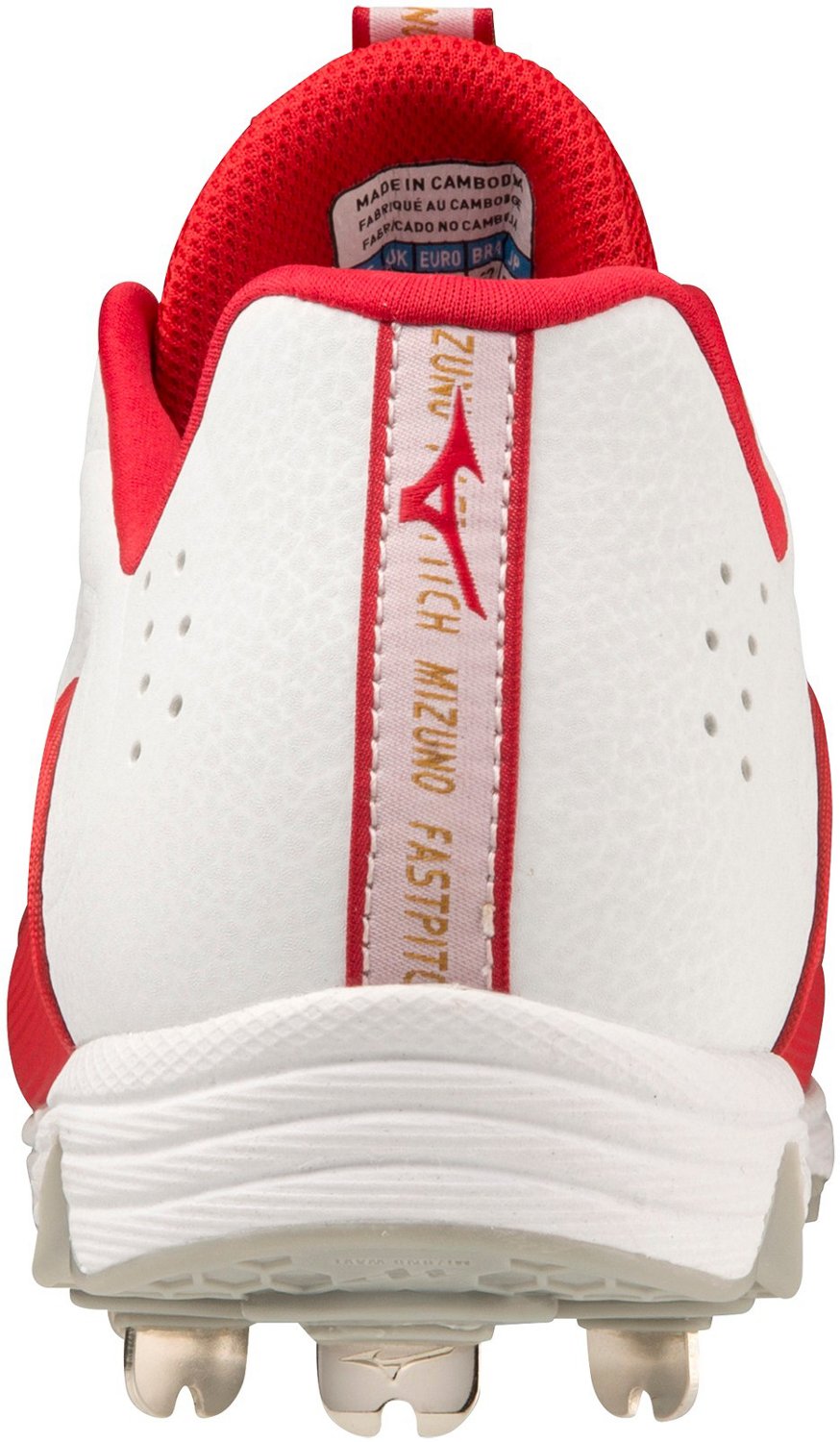 Mizuno Women's 9-Spike Swift 8 Low Metal Softball Cleats - view number 3