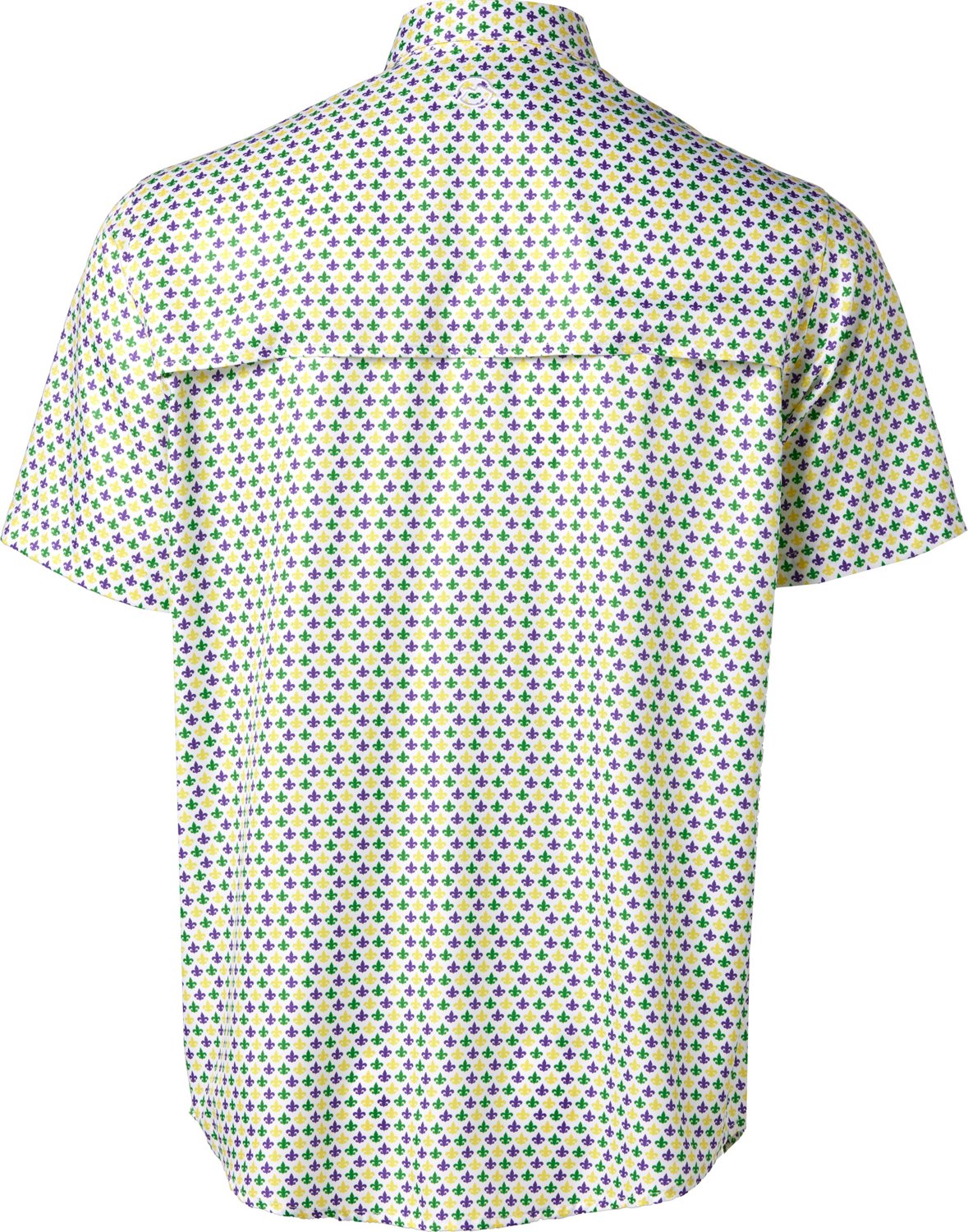 Magellan Outdoors Men's Mardi Gras Micro Print Fishing Shirt - view number 2