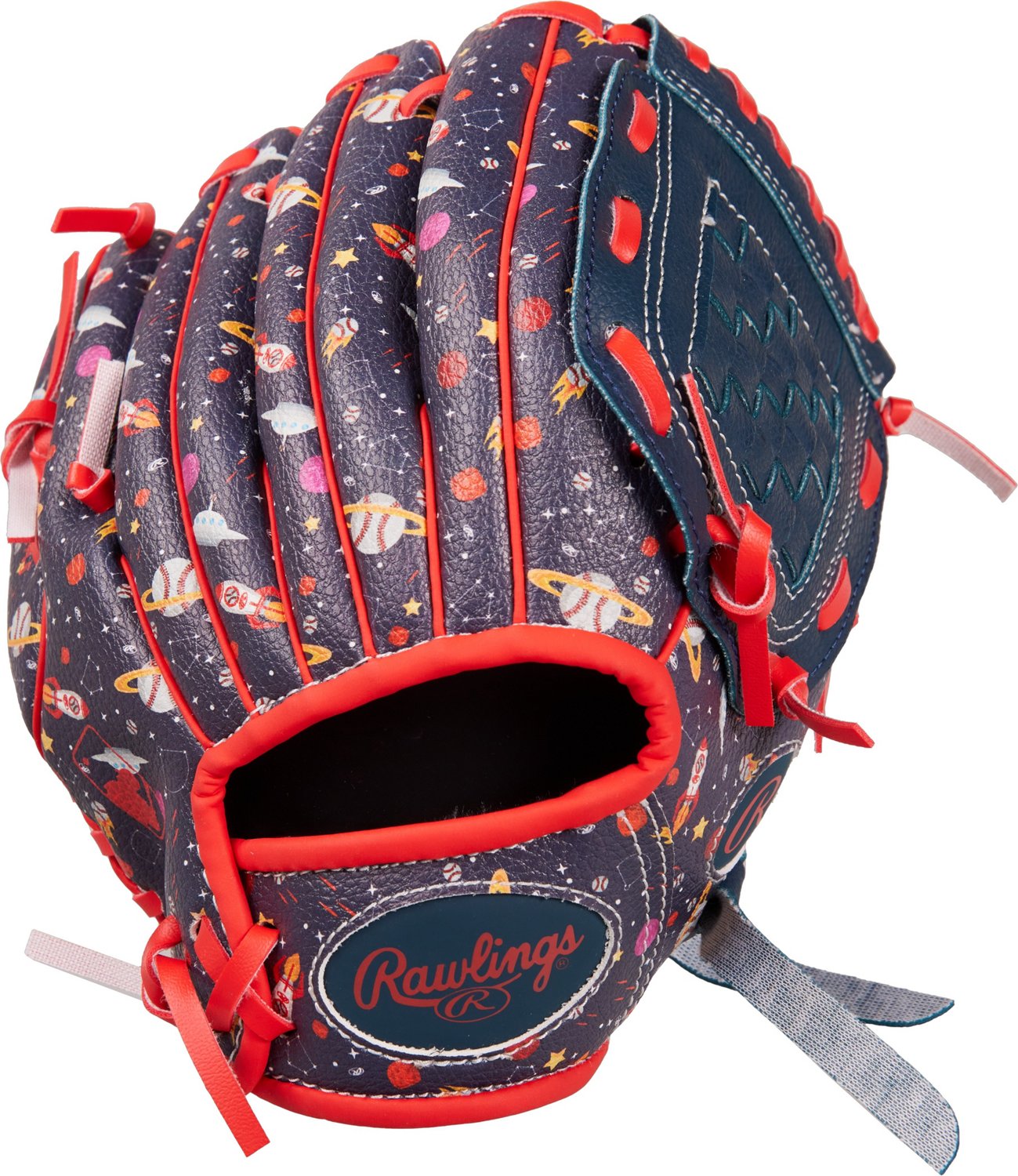 Rawlings Kids' 9 in Players Series Spaceships & Rockets T-Ball All Purpose Glove                                                 - view number 2