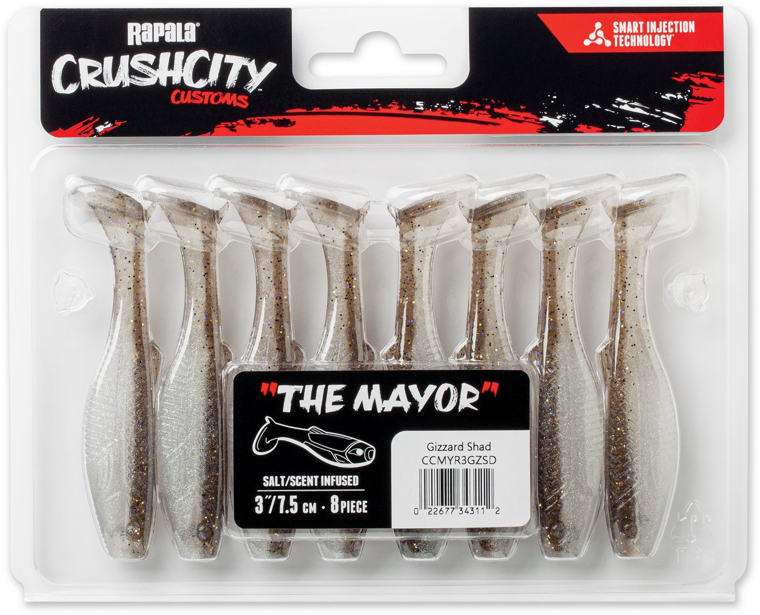 Rapala CrushCity Mayor 4 in 6-Pack - view number 4