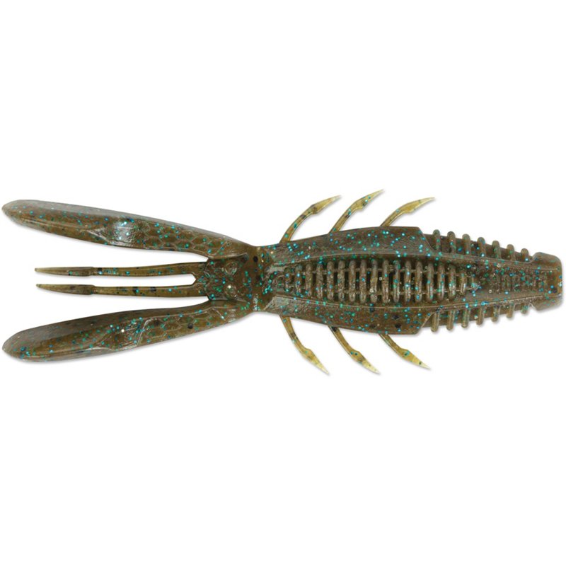 Rapala CrushCity Customs Bronco Bug - Green Pumpkin/Blue Flake