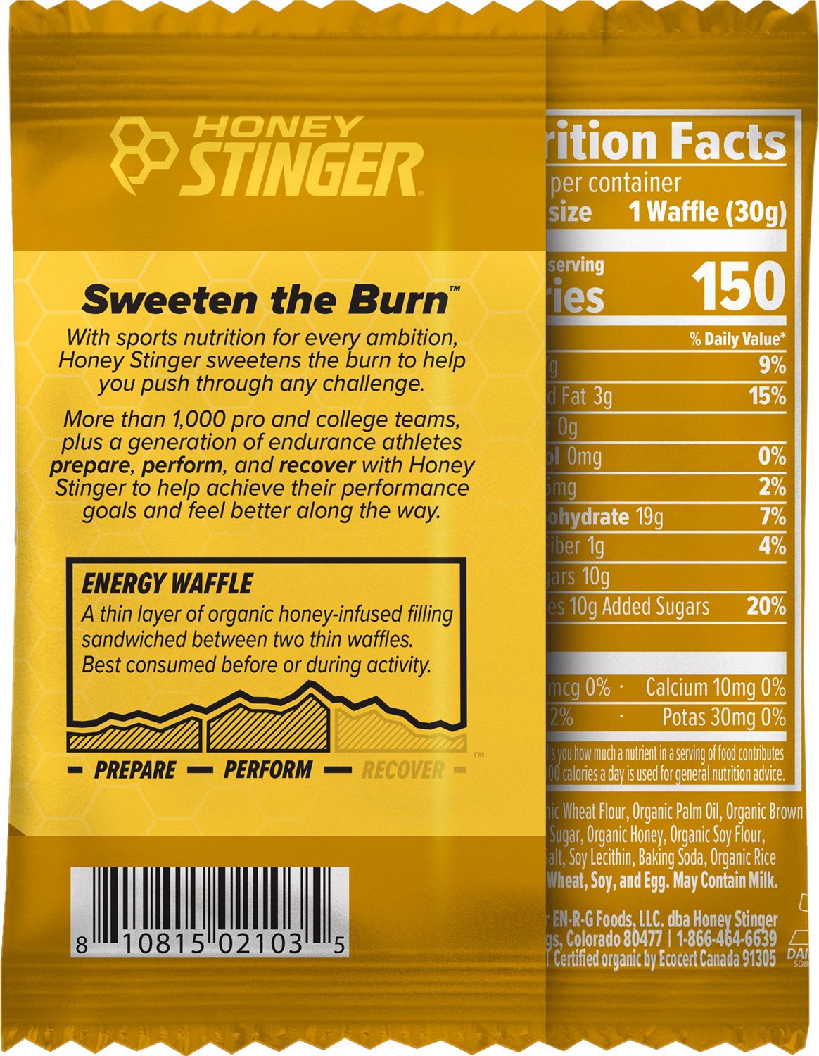 Honey Stinger Organic Waffle Energy Bar                                                                                          - view number 2