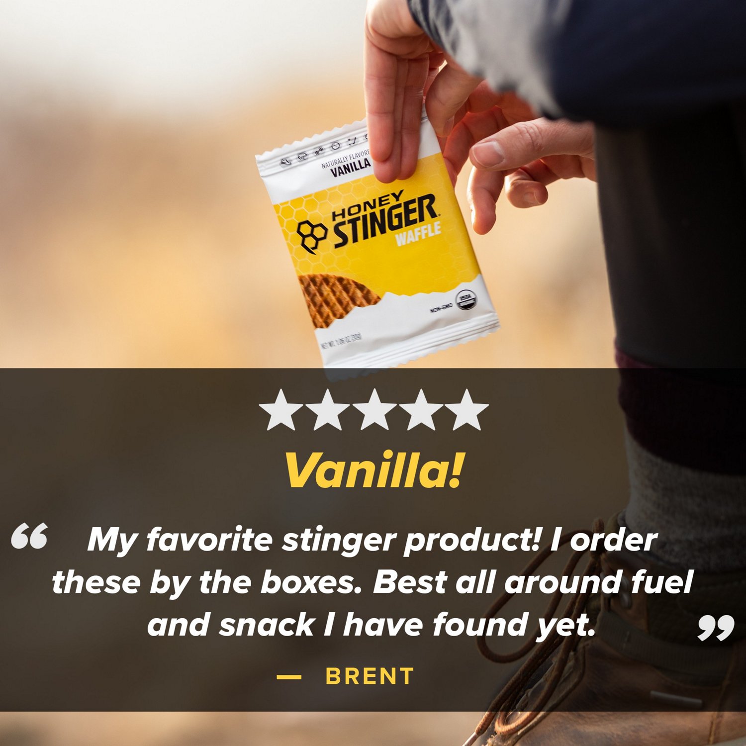 Honey Stinger Organic Waffle Energy Bar