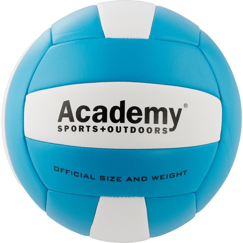 Academy Sports + Outdoors Spike Series Volleyball Light Blue/White - Volleyball Equipment