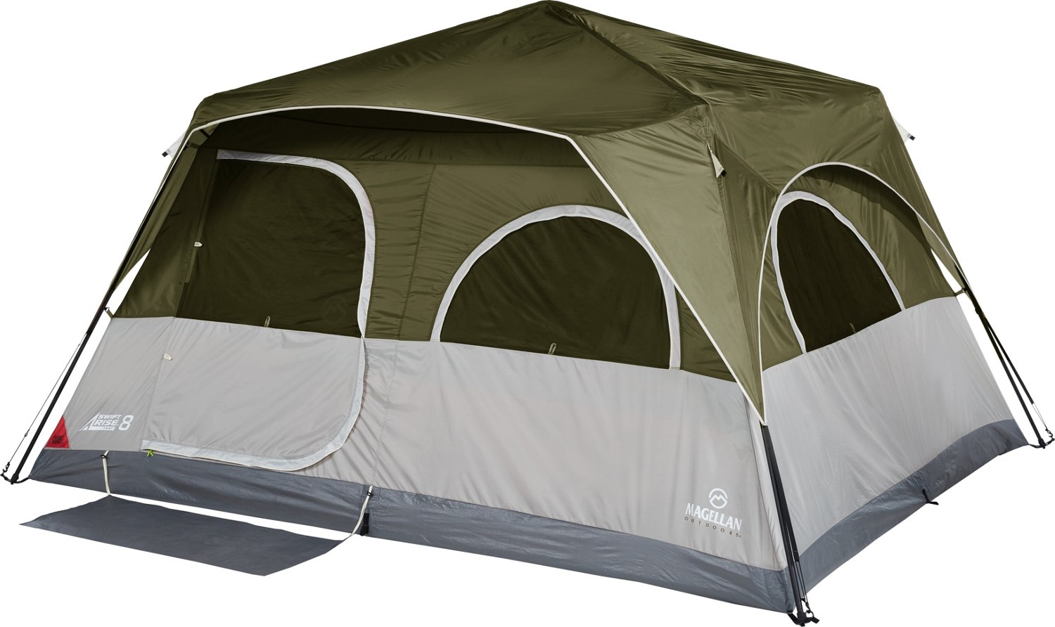 Magellan Outdoors SwiftRise 8 Person Lighted Cabin Tent Academy