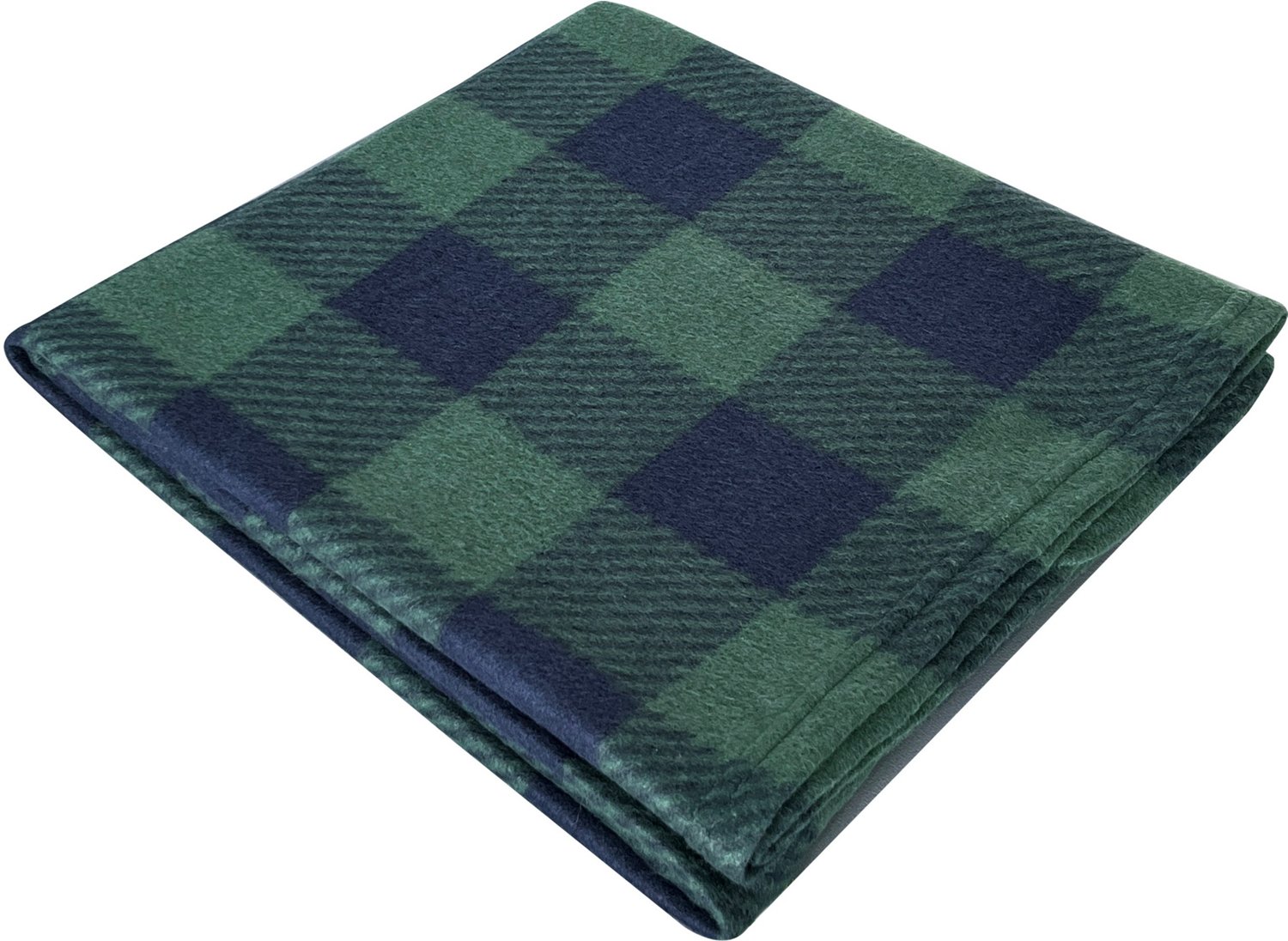 Snowcap Buffalo Check 140gsm Printed Fleece Throw Blanket - view number 1