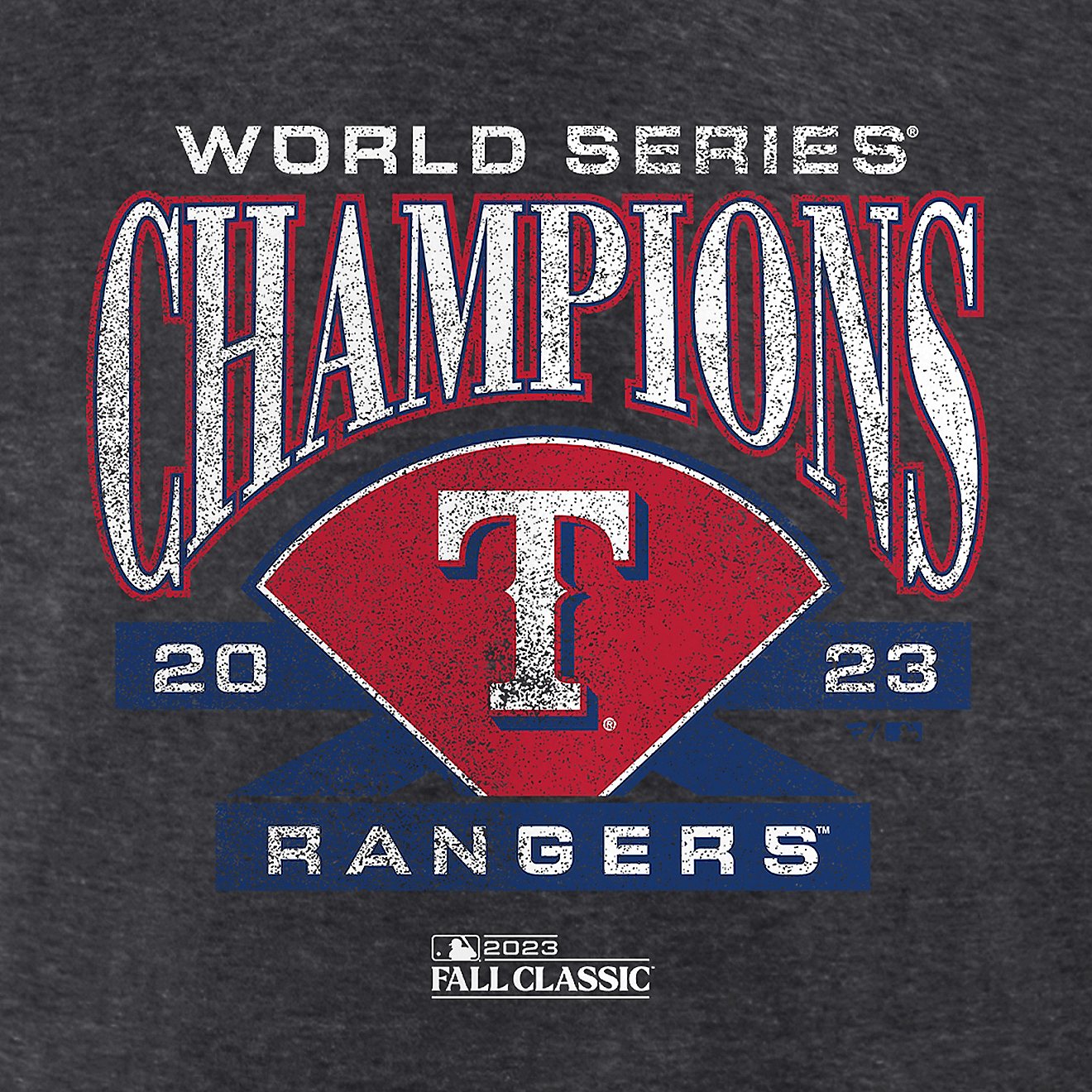 Fanatics Women's Rangers 2023 MLB World Series Champs Shut Out T-Shirt                                                           - view number 4