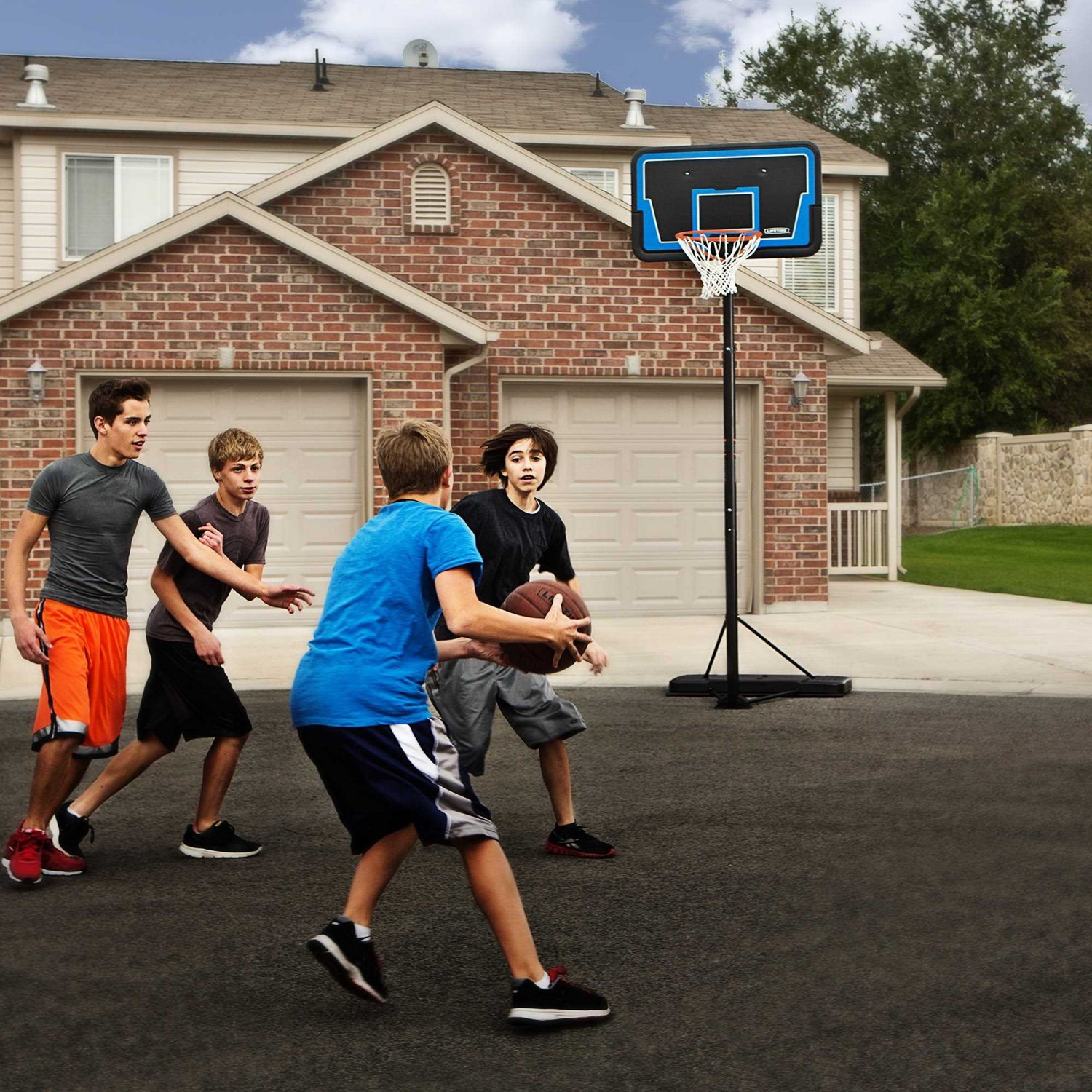 Lifetime Streamline 44 in Polyethylene Portable Basketball Hoop                                                                  - view number 7