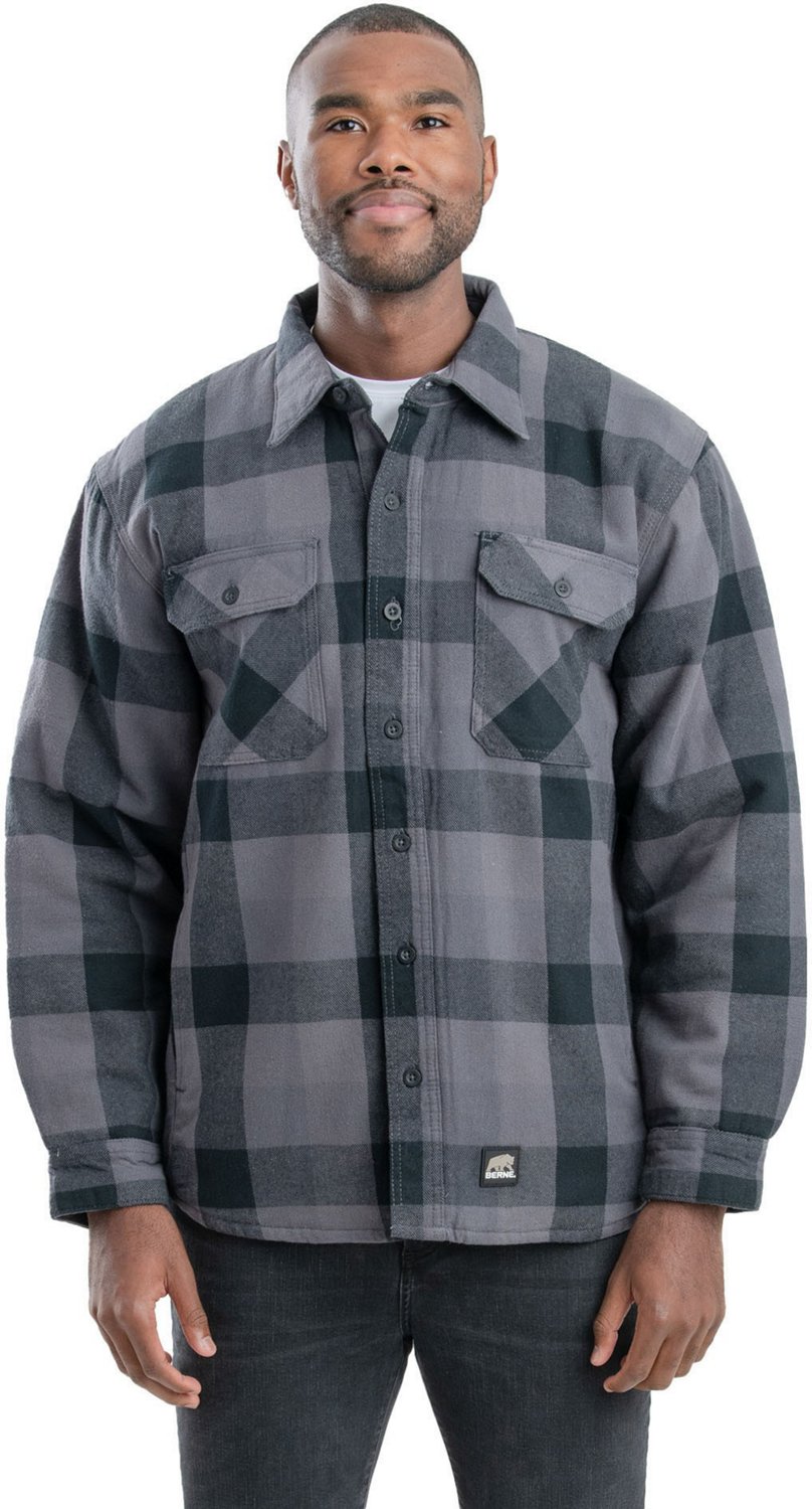 Berne Men's Flannel Shirt Jacket