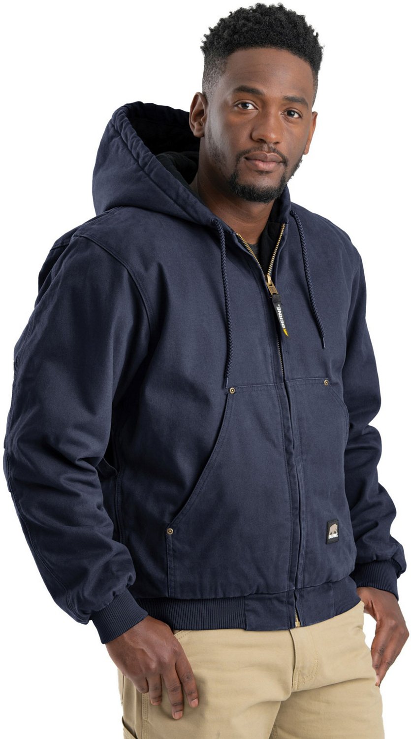 Berne Men's Highland Washed Hooded Jacket - view number 1