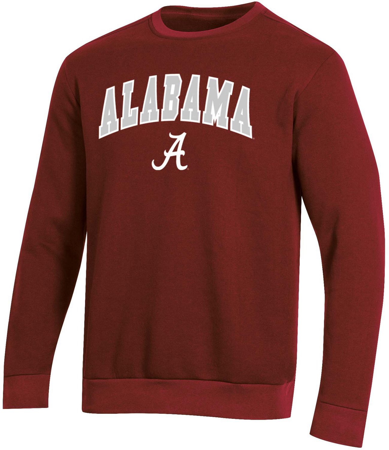 Champion Men's University of Alabama Applique Fleece Crew Sweatshirt