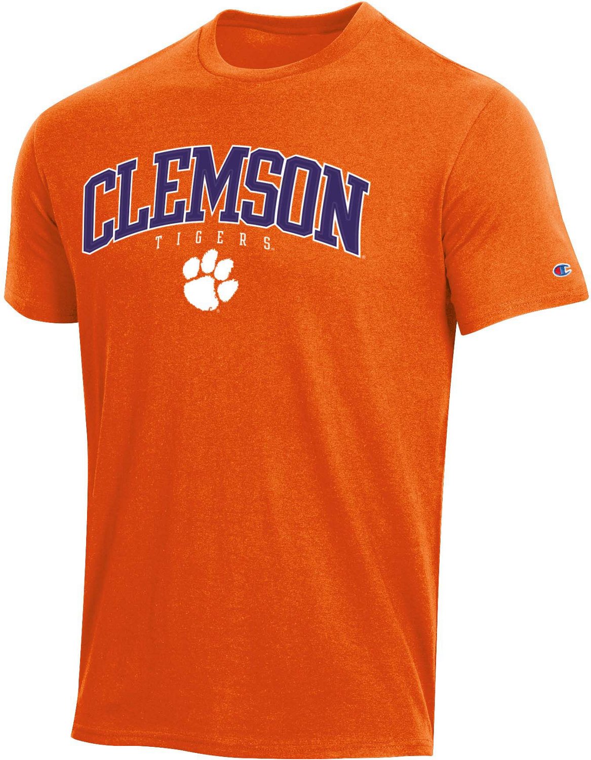 Champion Men's Clemson University Applique Tshirt Academy