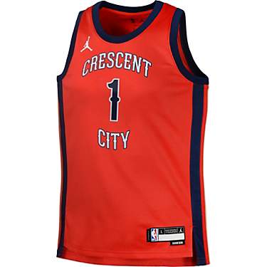 Nike Youth New Orleans Pelicans Zion Williamson #1 City Edition Statement Swingman Jersey                                       