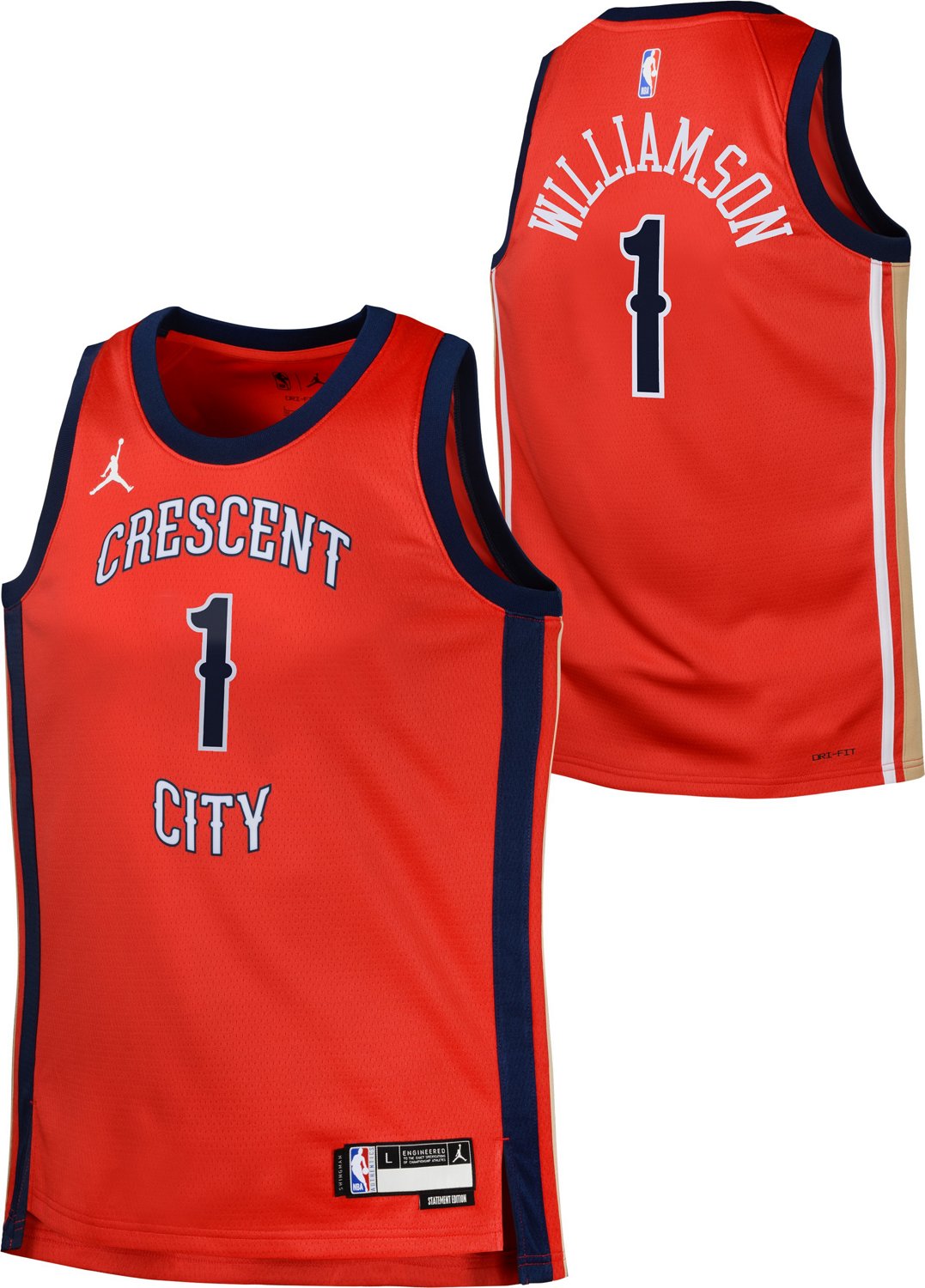 Zion Williamson New Orleans offers pelicans Nike youth jersey L 14/16