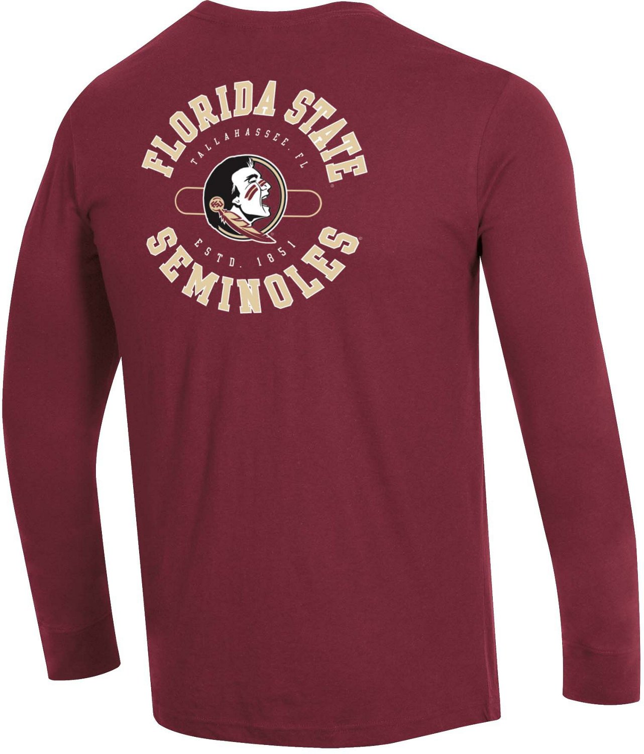 Champion Men's Florida State University Circle Long Sleeve T-shirt