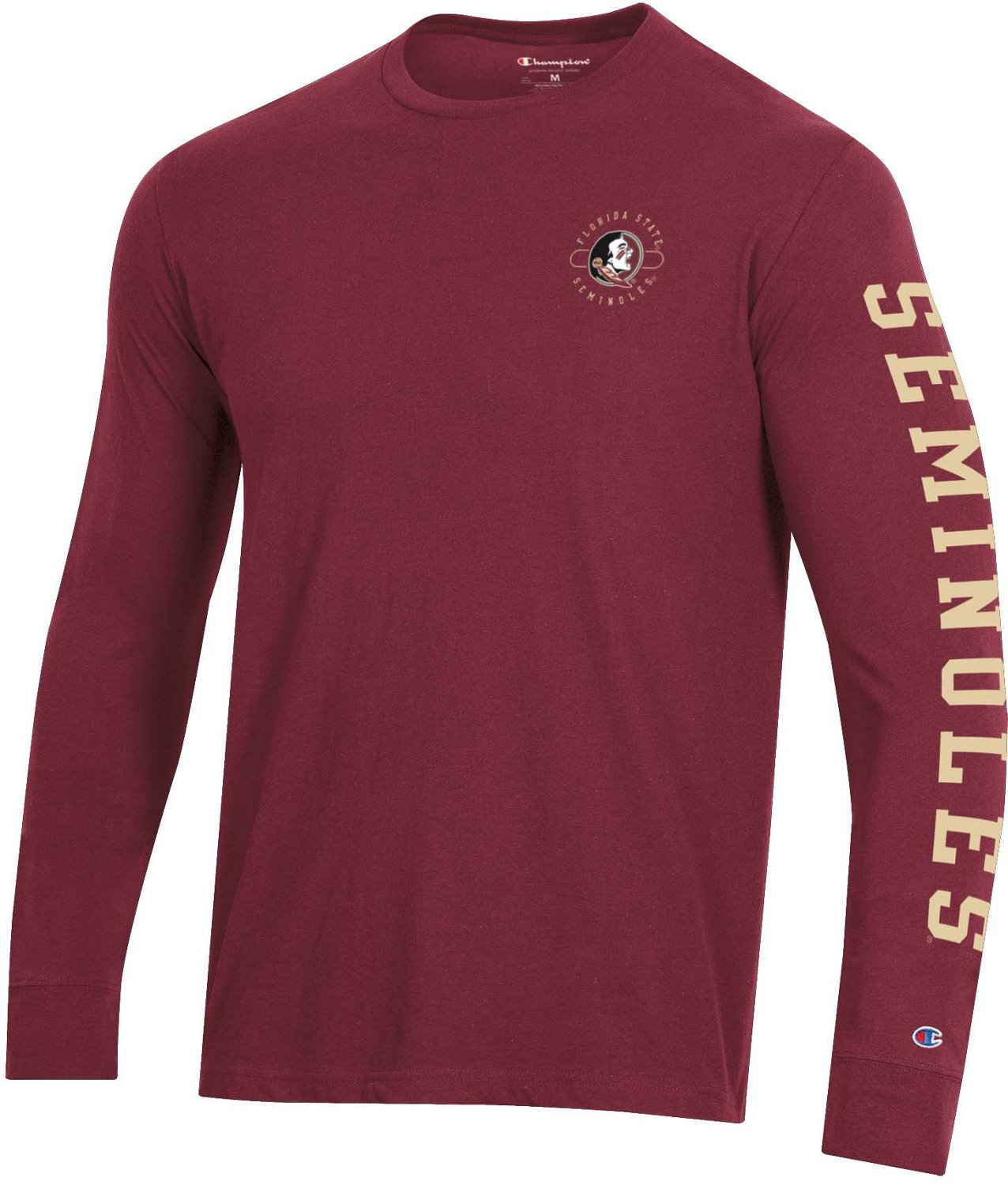 Champion Men's Florida State University Circle Long Sleeve T-shirt - view number 2