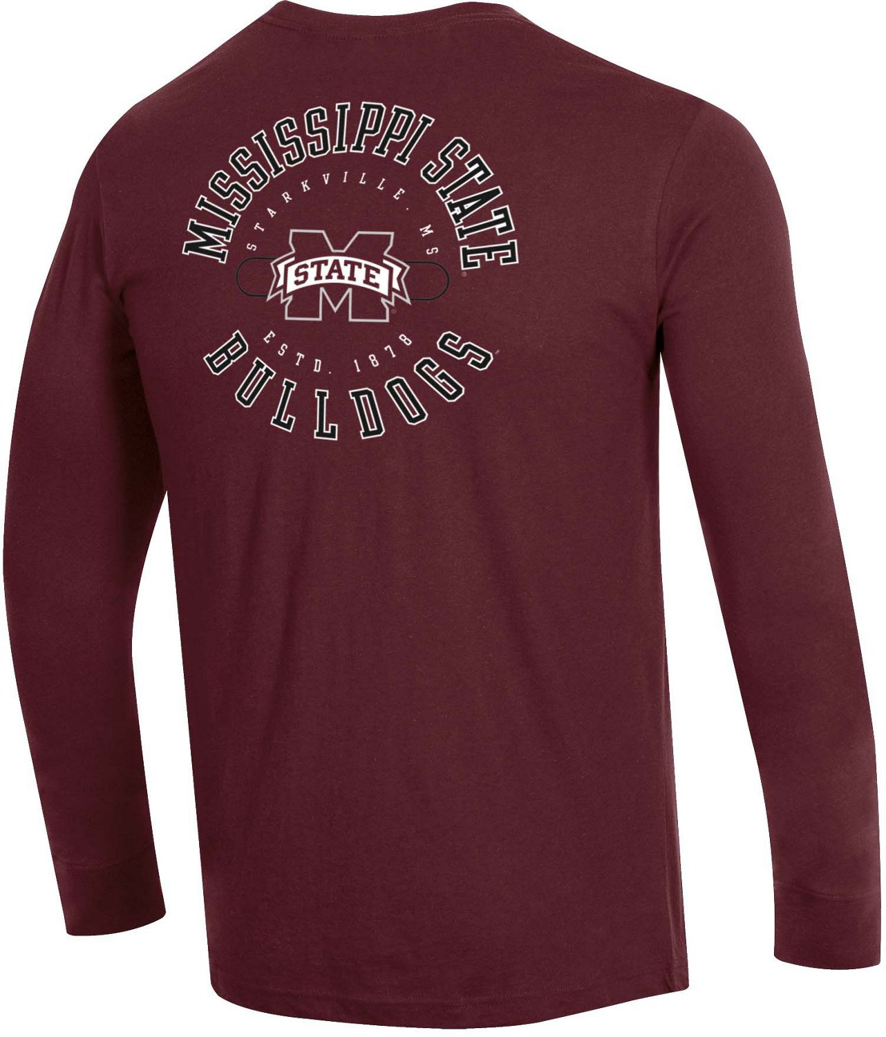 Champion Men's Mississippi State University Circle Long Sleeve T-shirt