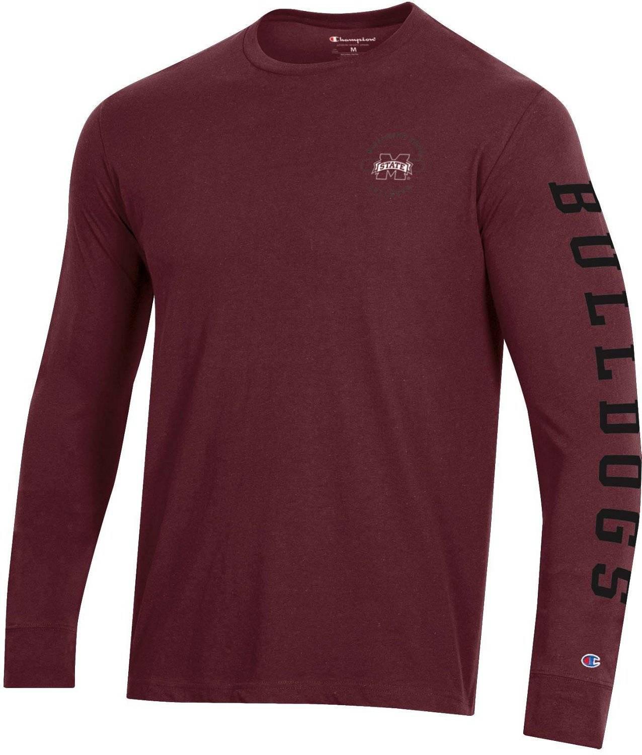 Champion Men's Mississippi State University Circle Long Sleeve T-shirt - view number 2
