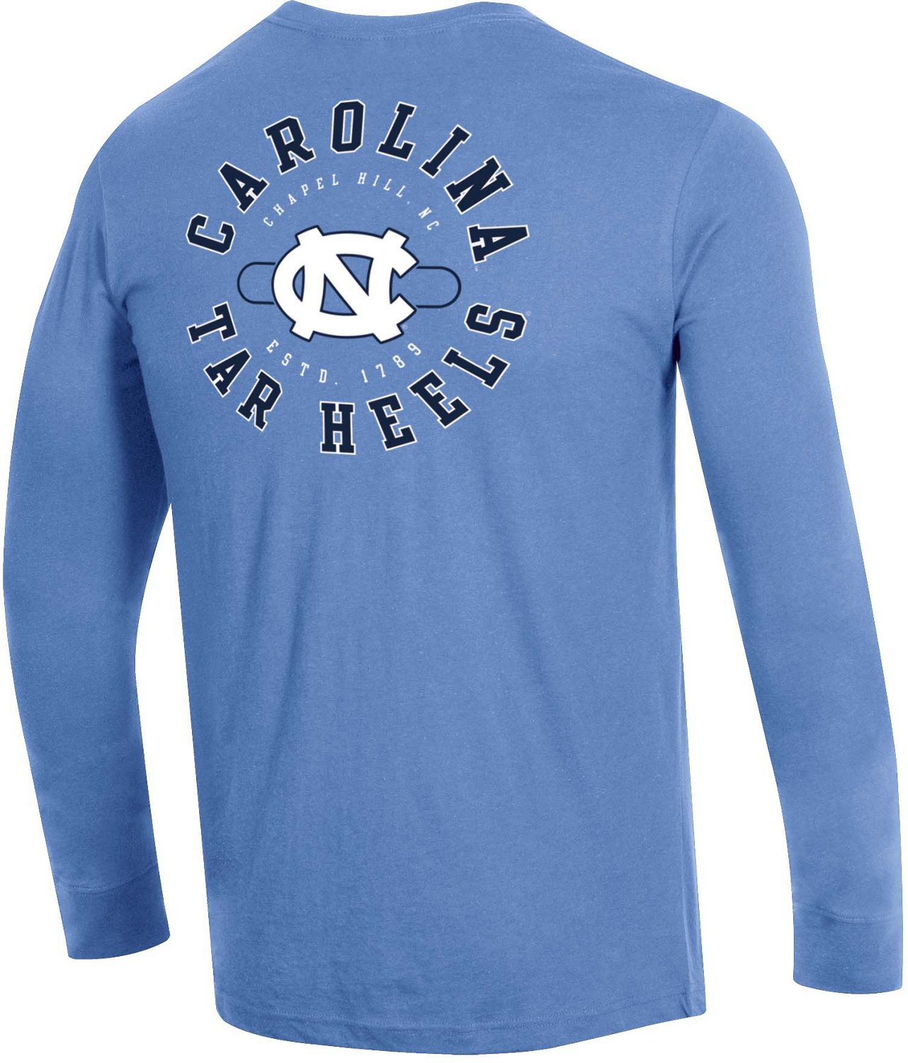 Champion Men's University of North Carolina Circle Long Sleeve T-shirt ...