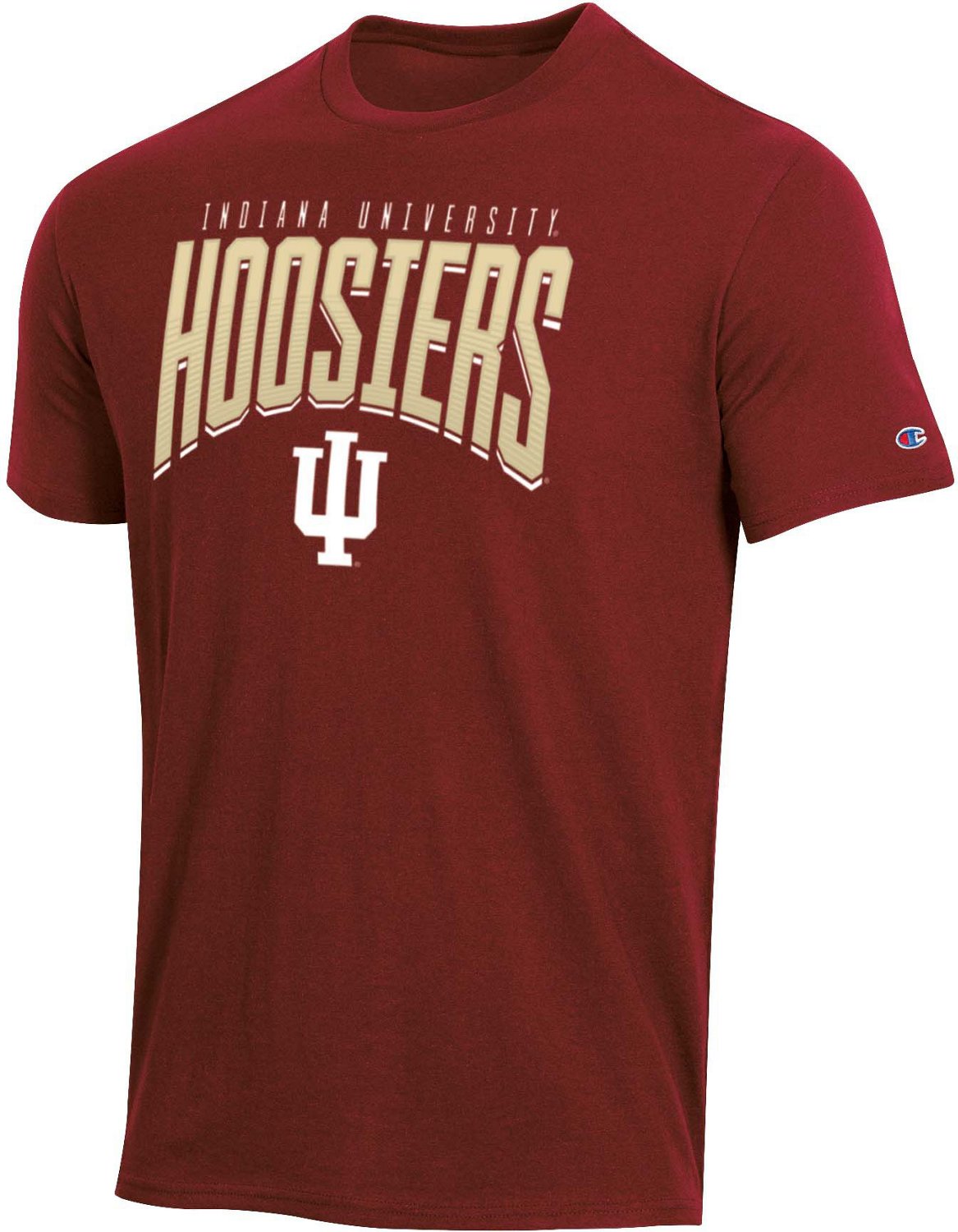 Champion Men's Indiana University Mascot Arch Short Sleeve T-shirt ...