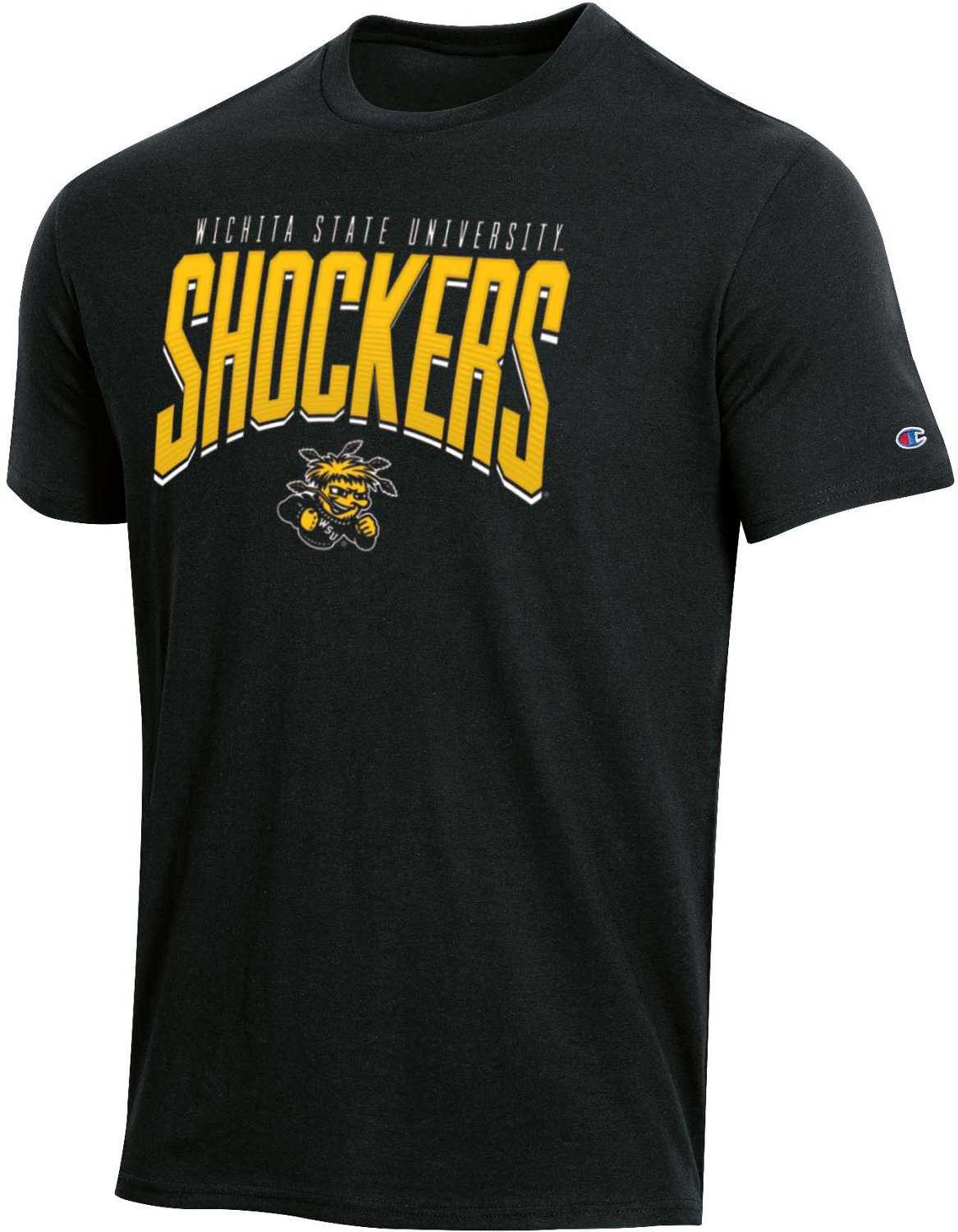 Champion Men's Wichita State University Mascot Arch Short Sleeve T ...