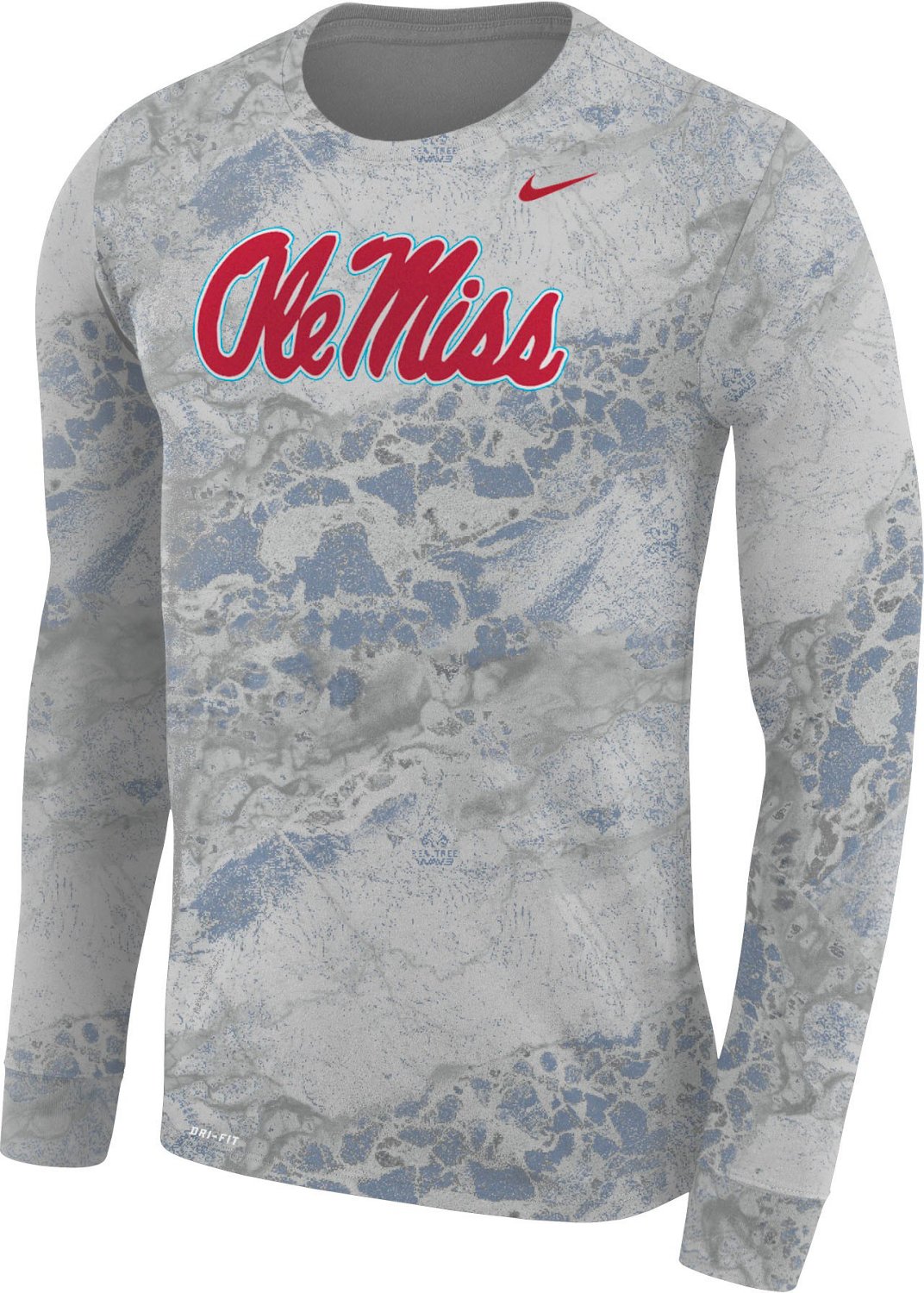 Nike Men s University of Mississippi x RealTree Legend Long Sleeve T shirt Academy