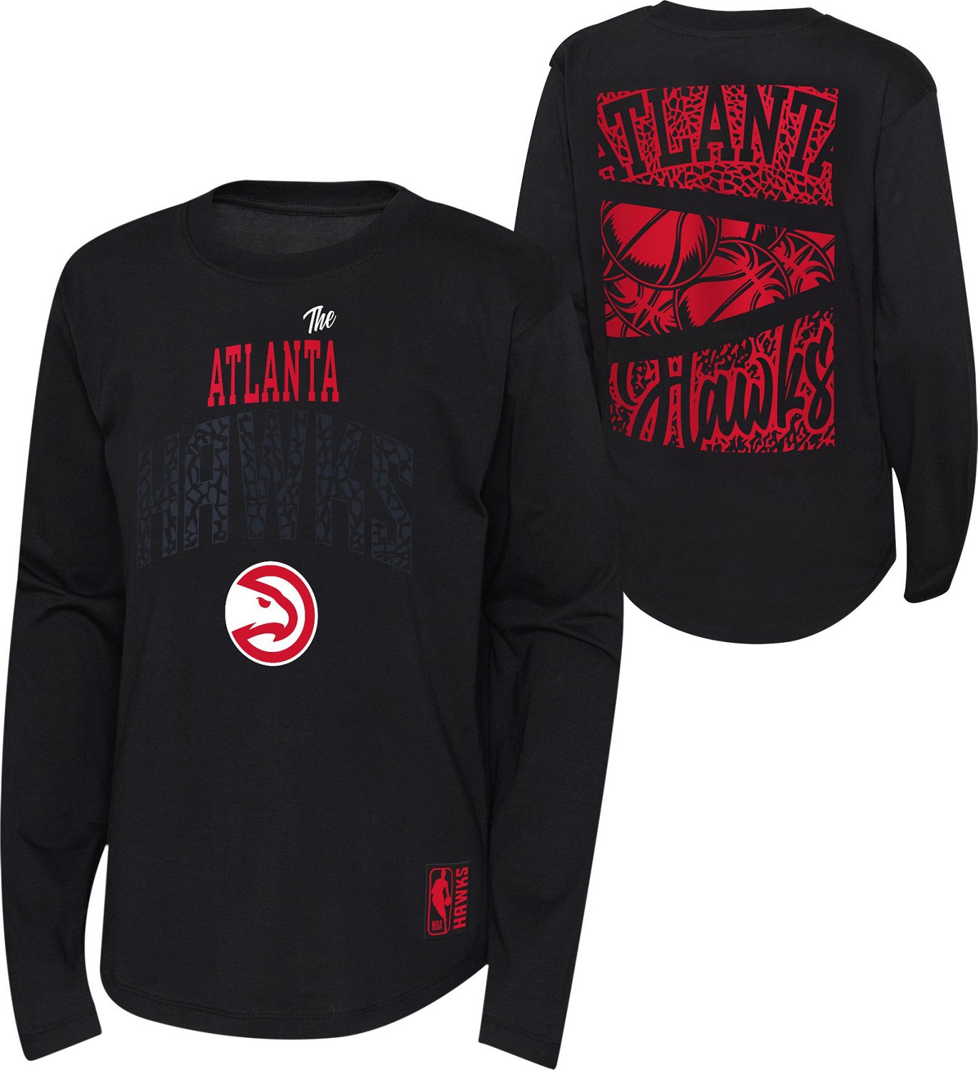 Outerstuff Boys' Atlanta Hawks Posterize Long Sleeve T-shirt - view number 3