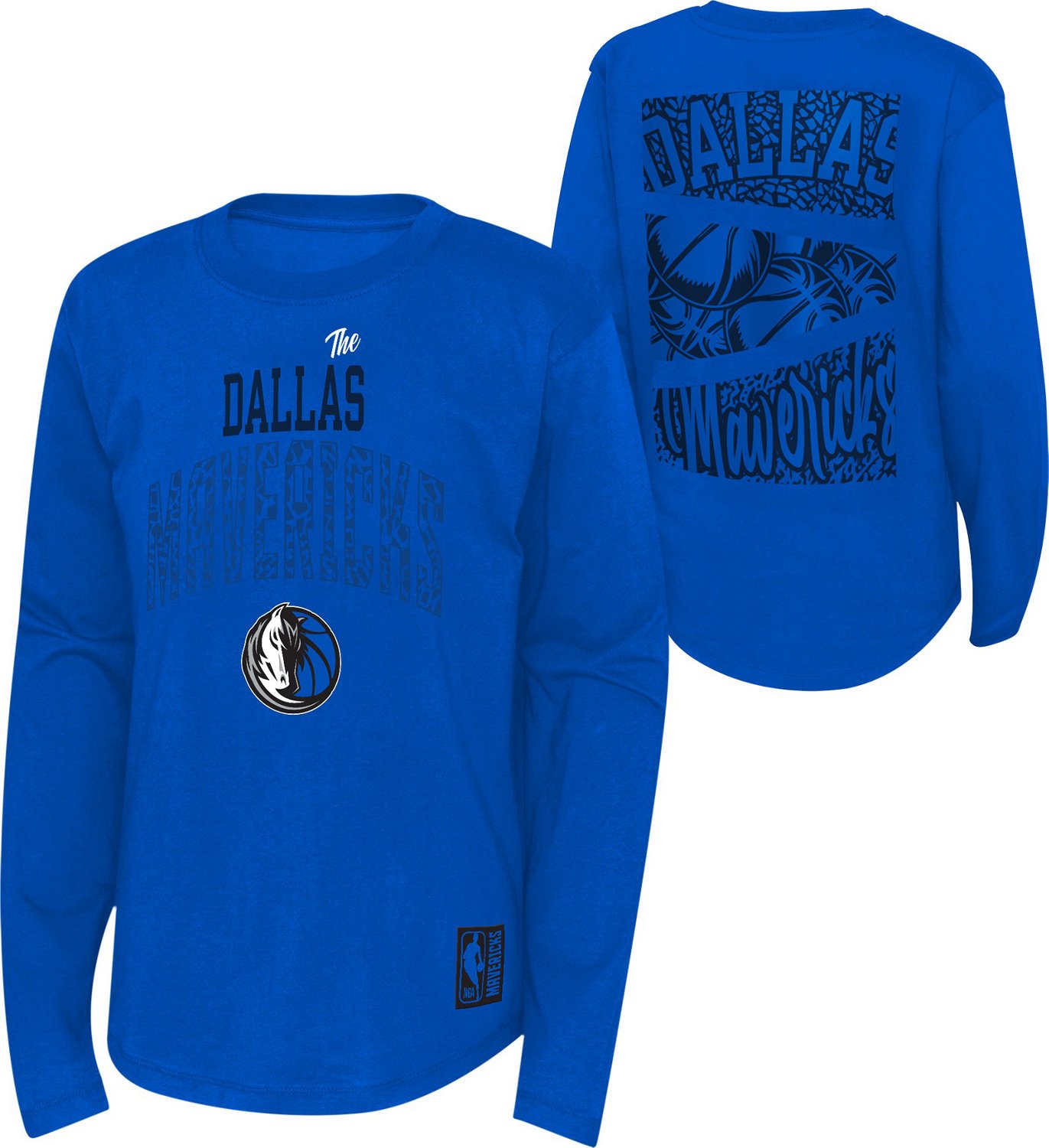 Outerstuff Boys' Dallas Mavericks Posterize Long Sleeve T-shirt - view number 3