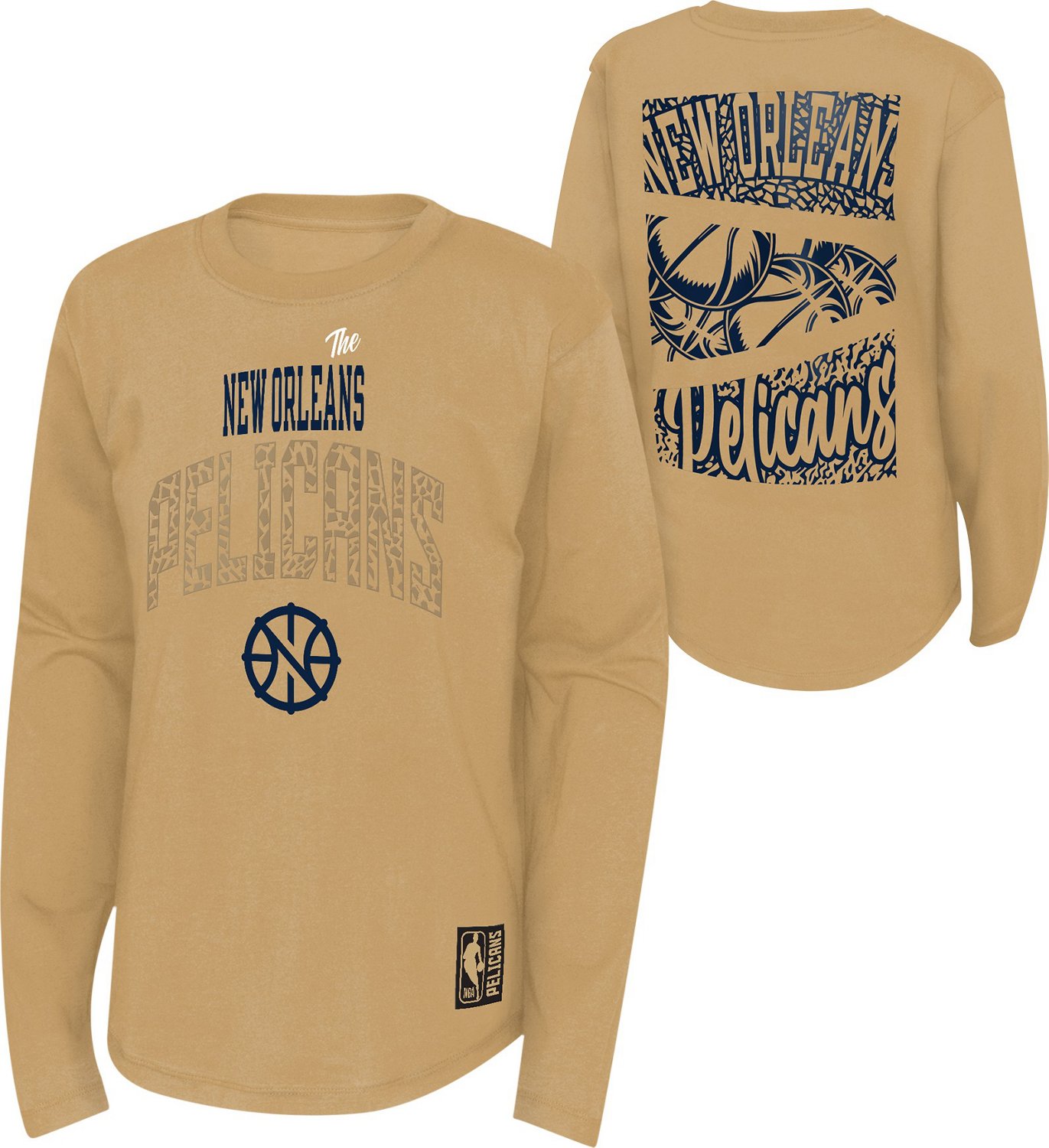 Outerstuff Boys' New Orleans Pelicans Posterize Long Sleeve T-shirt - view number 3