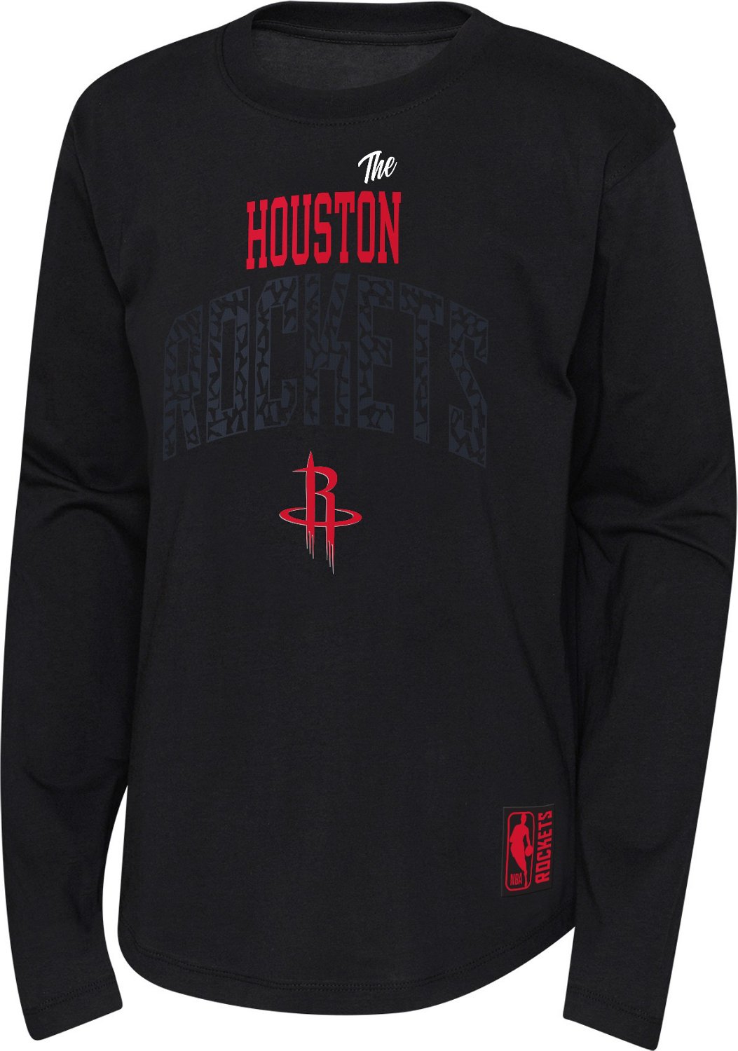 Outerstuff Boys' 4-7 Houston Rockets Posterize Long Sleeve T-shirt - view number 1