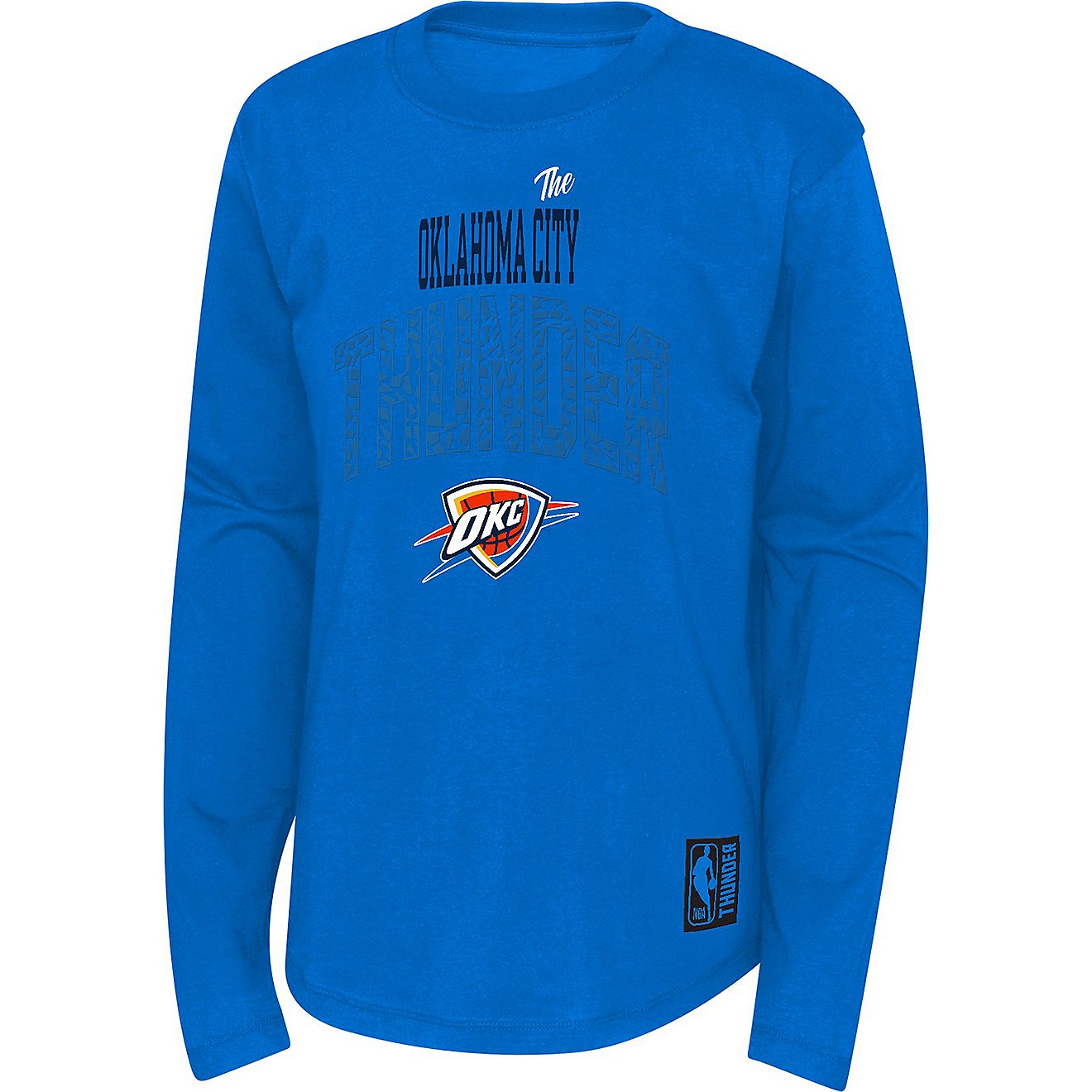 Outerstuff Boys' Oklahoma City Thunder Posterize Long Sleeve T-shirt                                                             - view number 1