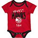 Outerstuff Infants' Atlanta Hawks Slam Dunk Short Sleeve Creeper Set 3-Pack                                                      - view number 2