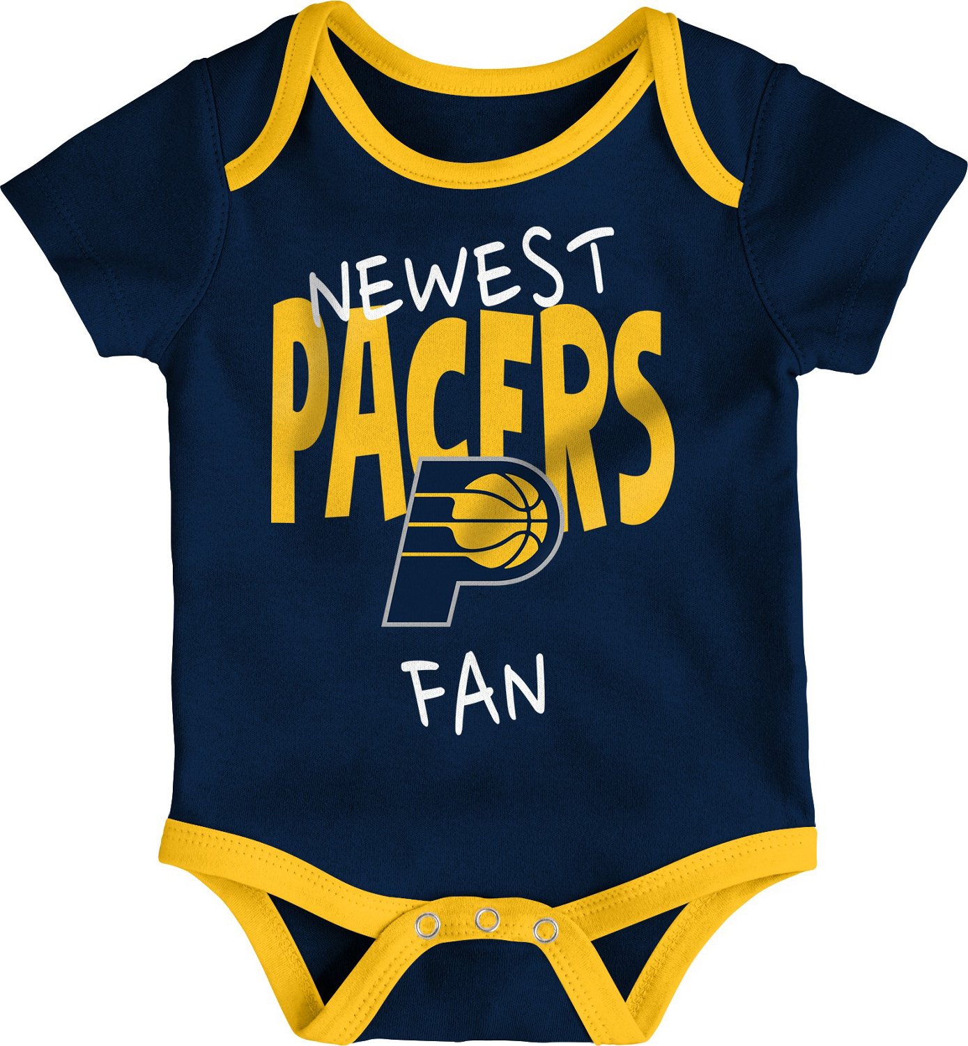 Outerstuff Infants' Indiana Pacers Slam Dunk Short Sleeve Creeper Set 3-Pack - view number 2