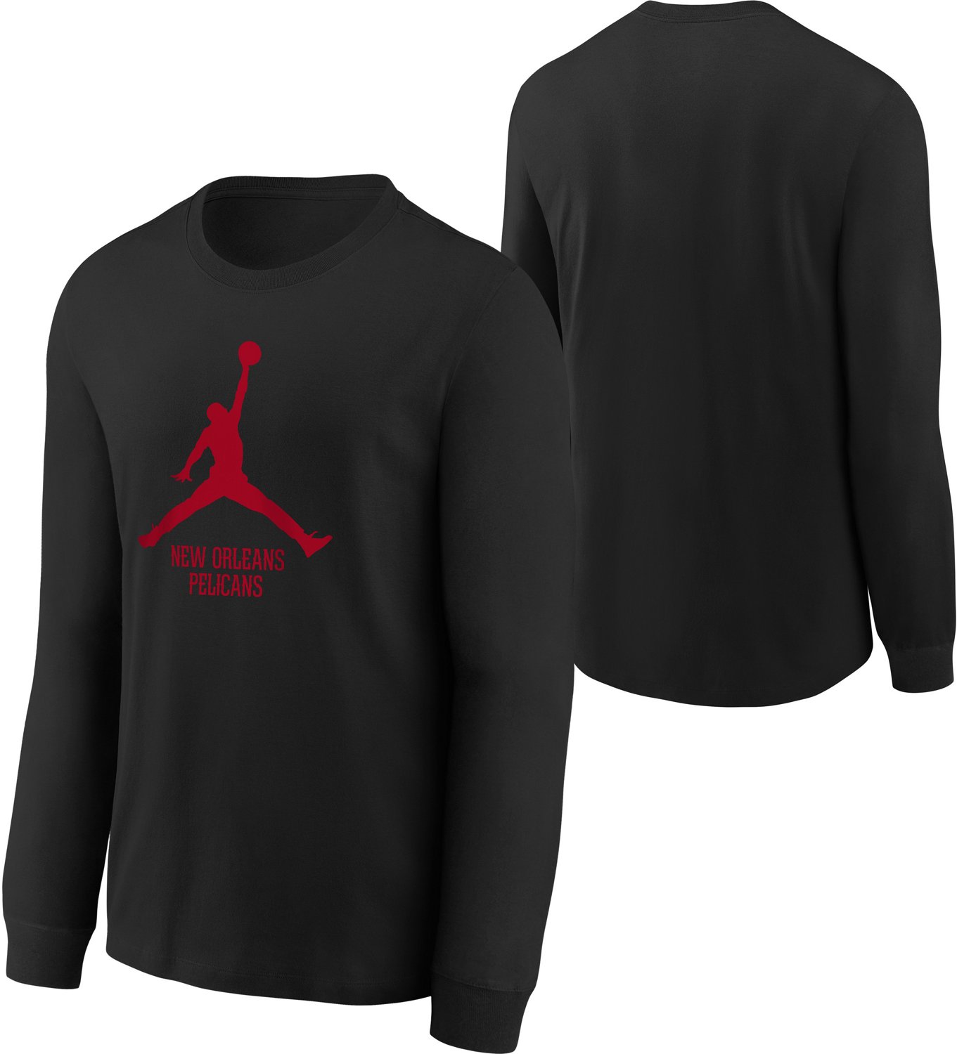 Jordan Kids' New Orleans Pelicans Essential Long Sleeve T-shirt - view number 3