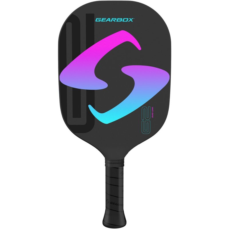 Gearbox G2 Series Elongated Edgeless Quad Pickleball Paddle Black/Orange - Pickleball at Academy Sports